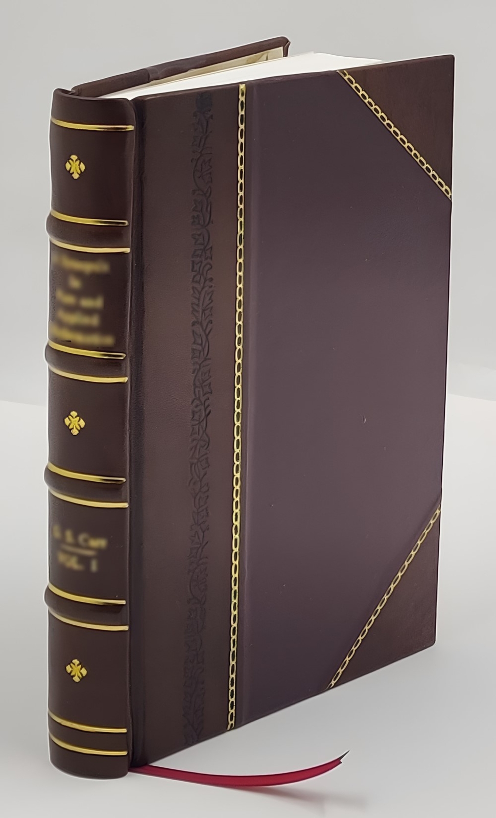 The Thirteen Books Of Euclid&rsquo;s Elements Volume 1 1908 by Eucli [Leather Crafted]
