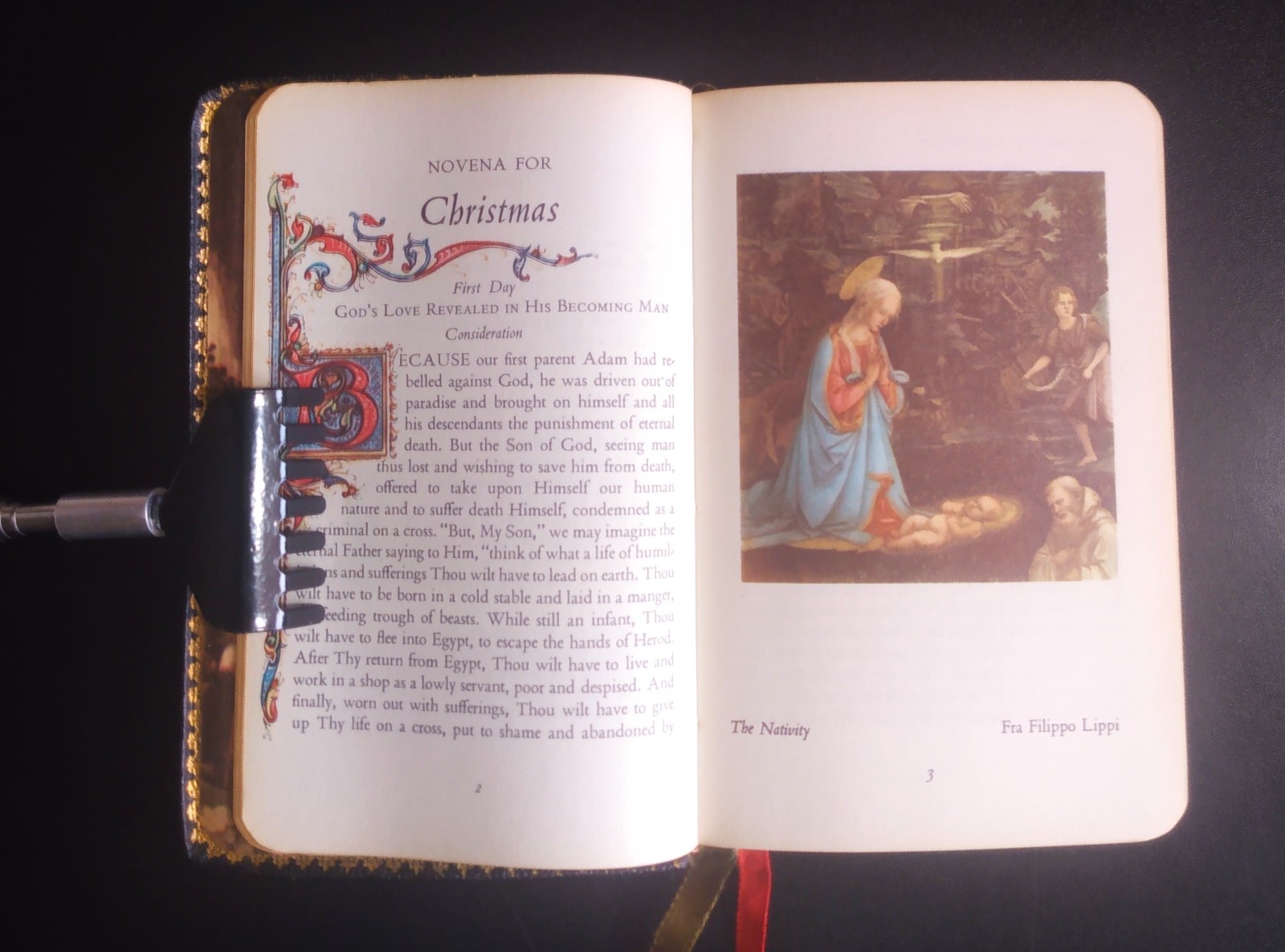 THE CATHOLIC FAMILY BOOK OF NOVENAS – John J. Crawley, Publisher (Leather) 1956