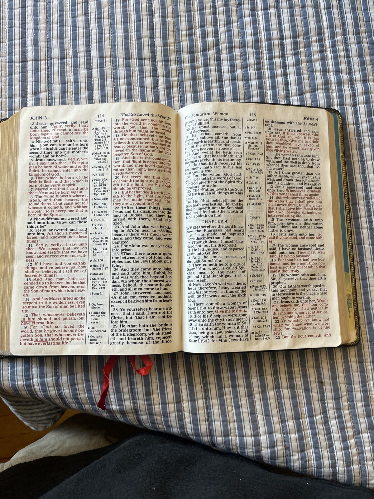Holy Bible King James Version Kenneth Copeland Reference Edition 1972 Red Letter