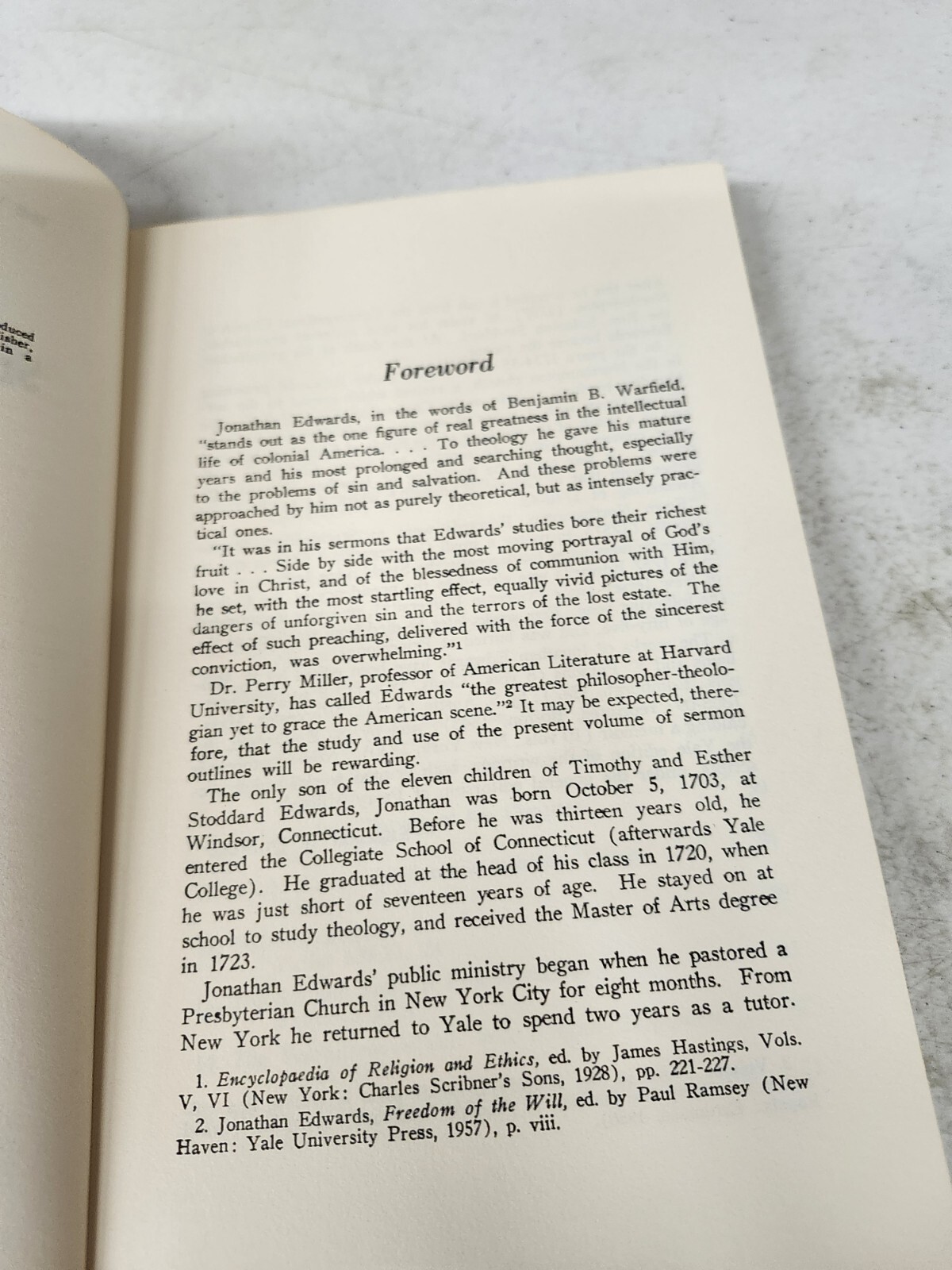 Edwards&rsquo; Sermon Outlines 1971 Christian Preaching Theology Pastor Bible Study