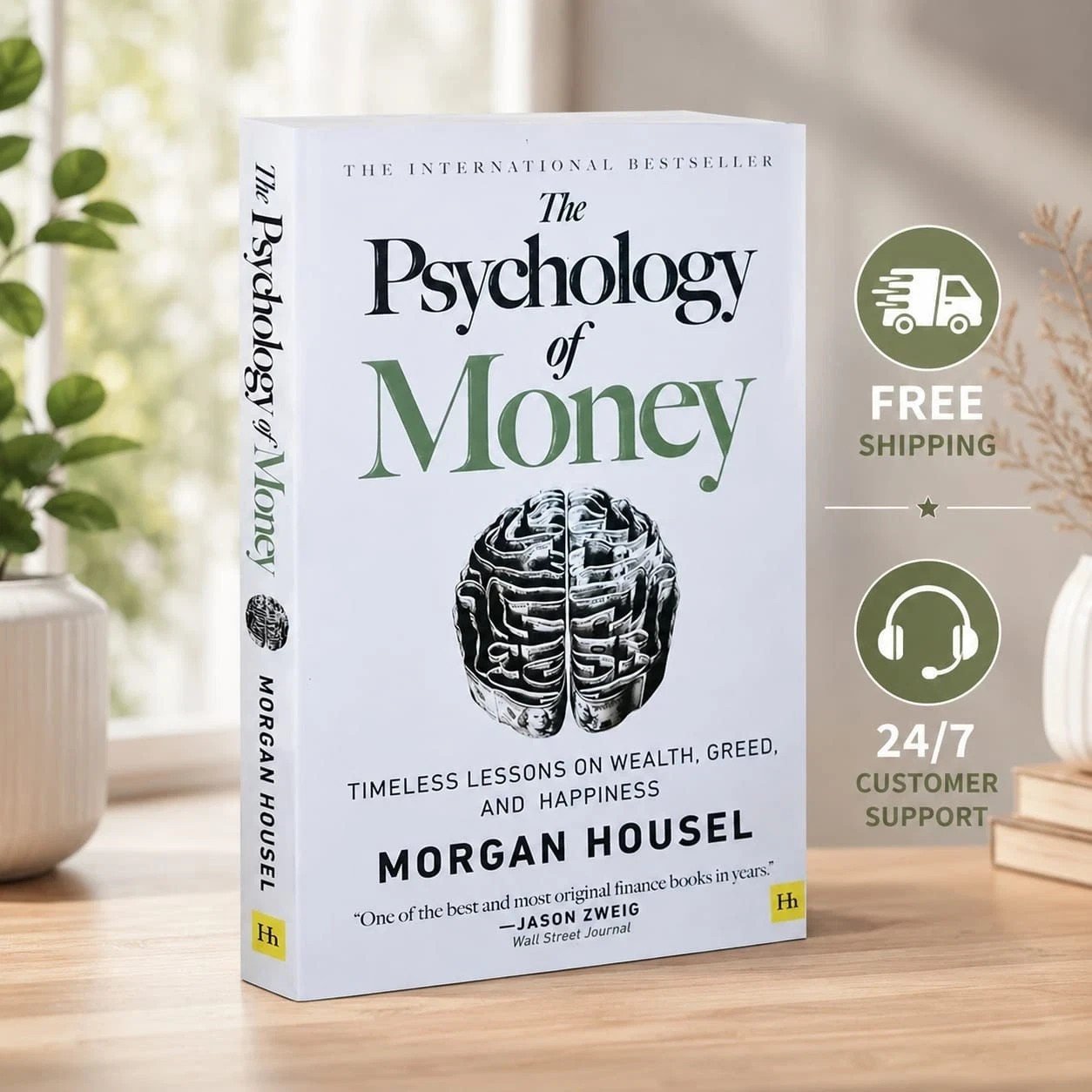 Morgan Housel The Psychology of Money Finance Mindset Paperback Book