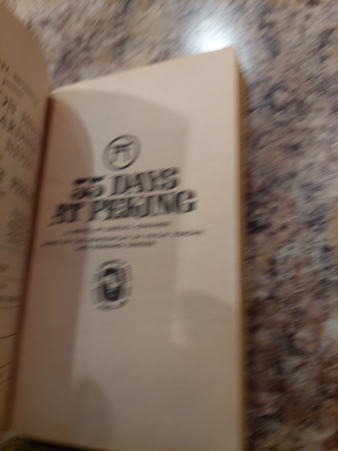 55 Days At Peking by Samuel Edwards 1963 1st Ed Vtg Bantam Paperback Novel