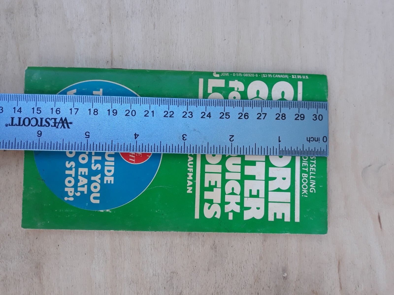 1981 Calorie Counter for 6 quick-loss diets William Kaufman Lose Weight Tub5D