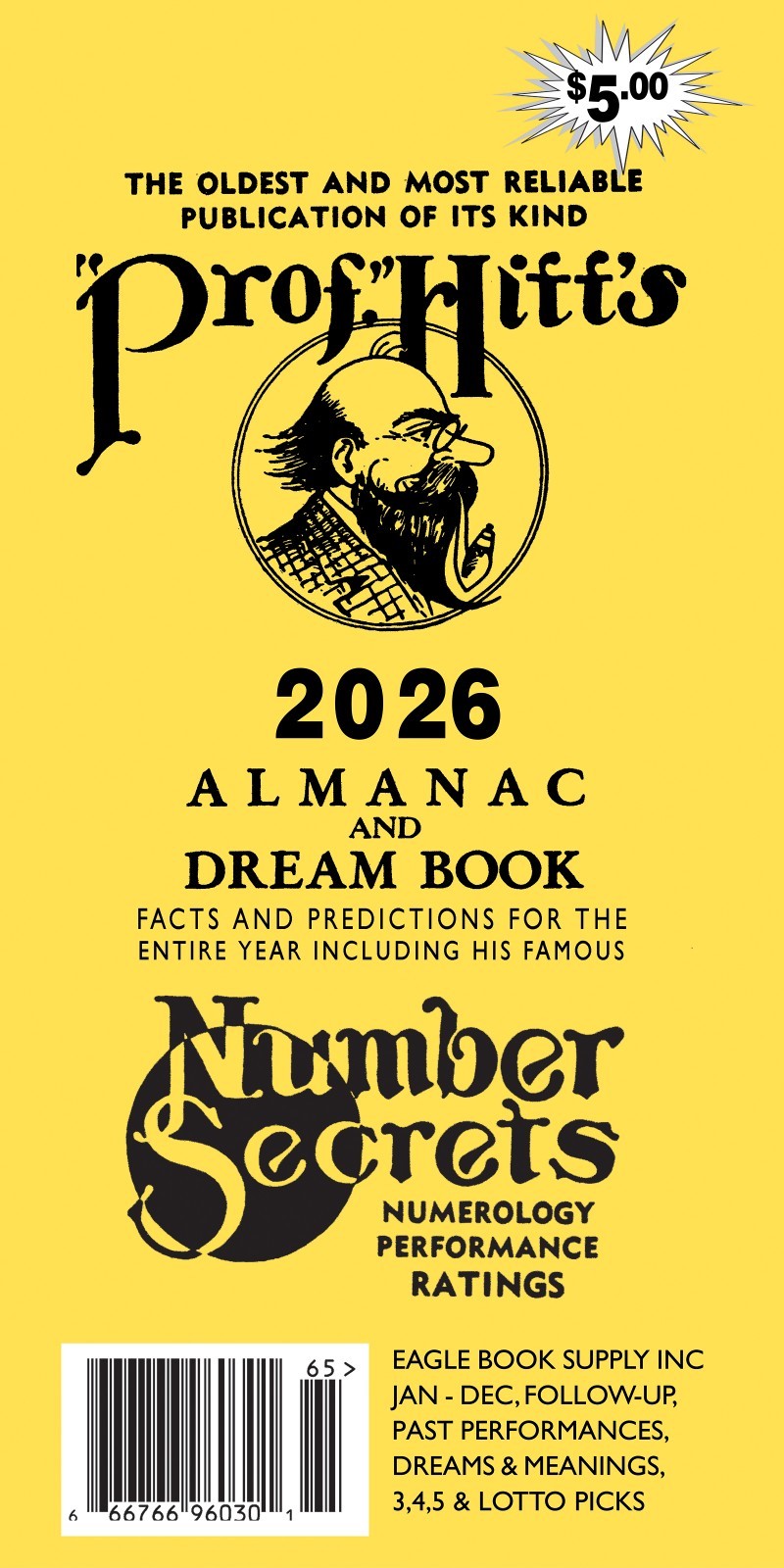 2026 Prof. Hitt&rsquo;s Almanac and Dream Book