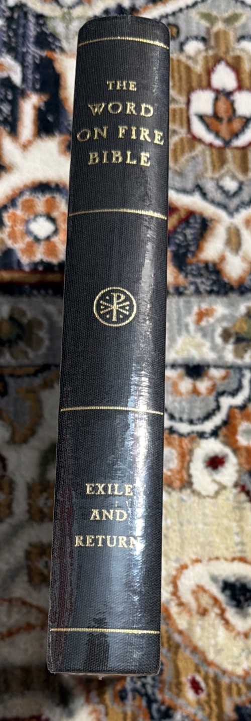 The Word on Fire Bible (Volume V): Exile and Return Hardcover Barron NEW SEALED