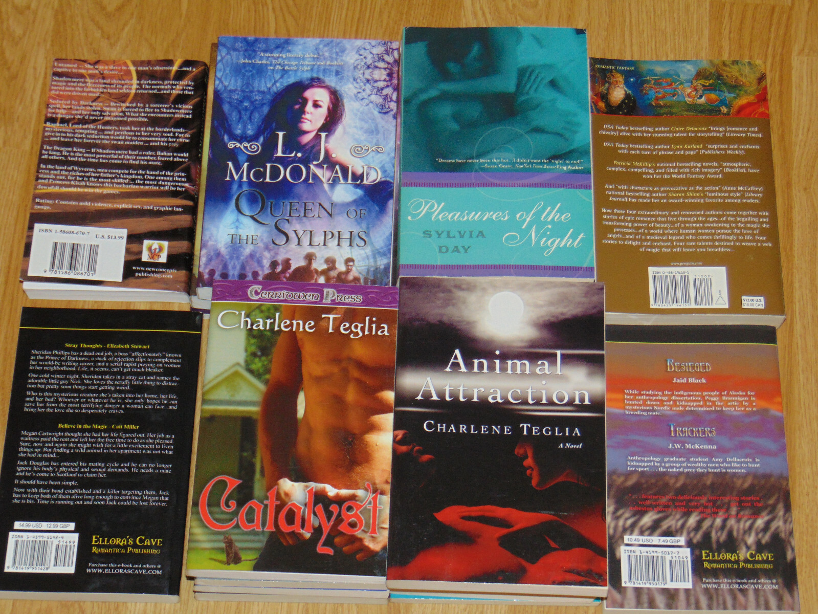 Romance / Fantasy Novels Books Random Mixed 2000&rsquo;s & 2010&rsquo;s Lot Of 18