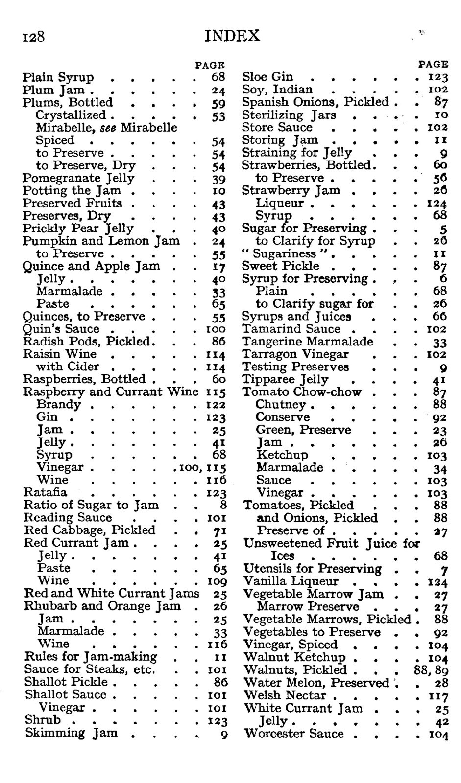 1924 Mrs. Beeton&rsquo;s Jam Making Preserves Marmalades & Pickles CookBook 128 Pages