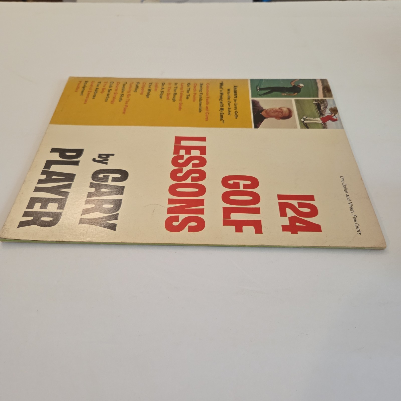 “124 Golf Lessons by Gary Player” ~ Trade Paperback 1968