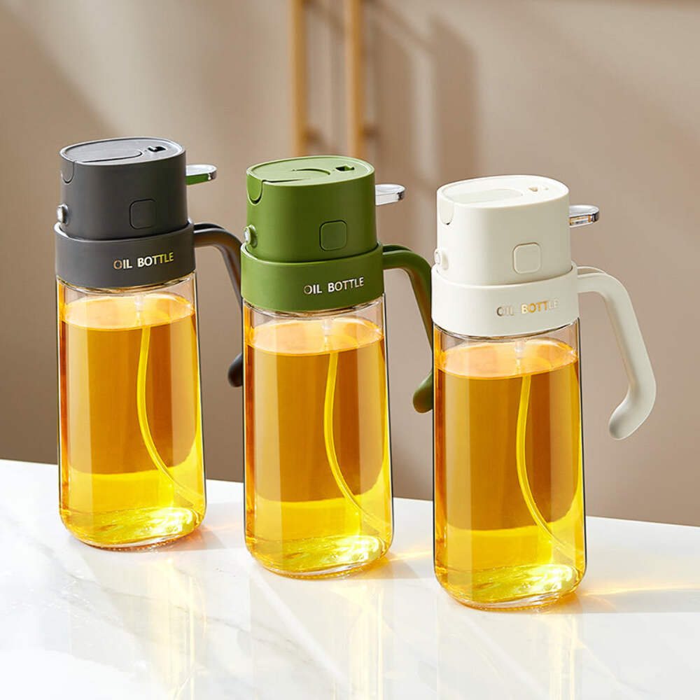 P&M Essentials+ 16oz 2 in 1 Olive Oil Dispenser for Kitchen – Available in Black