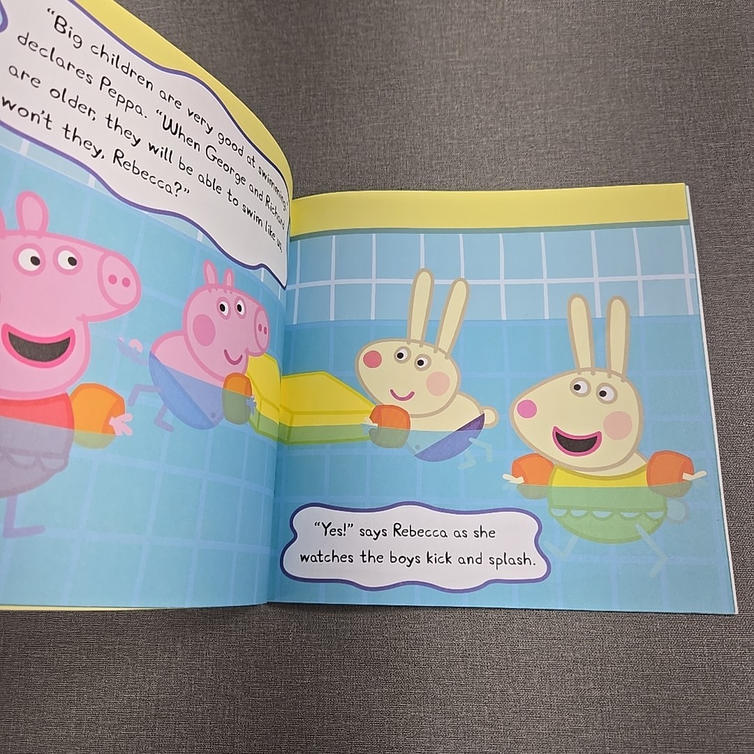 Peppa Pig ~ Bedtime~Tooth Fairy~Windy~Swimming ~ 2015 ~ 4 Trade Paperback Books