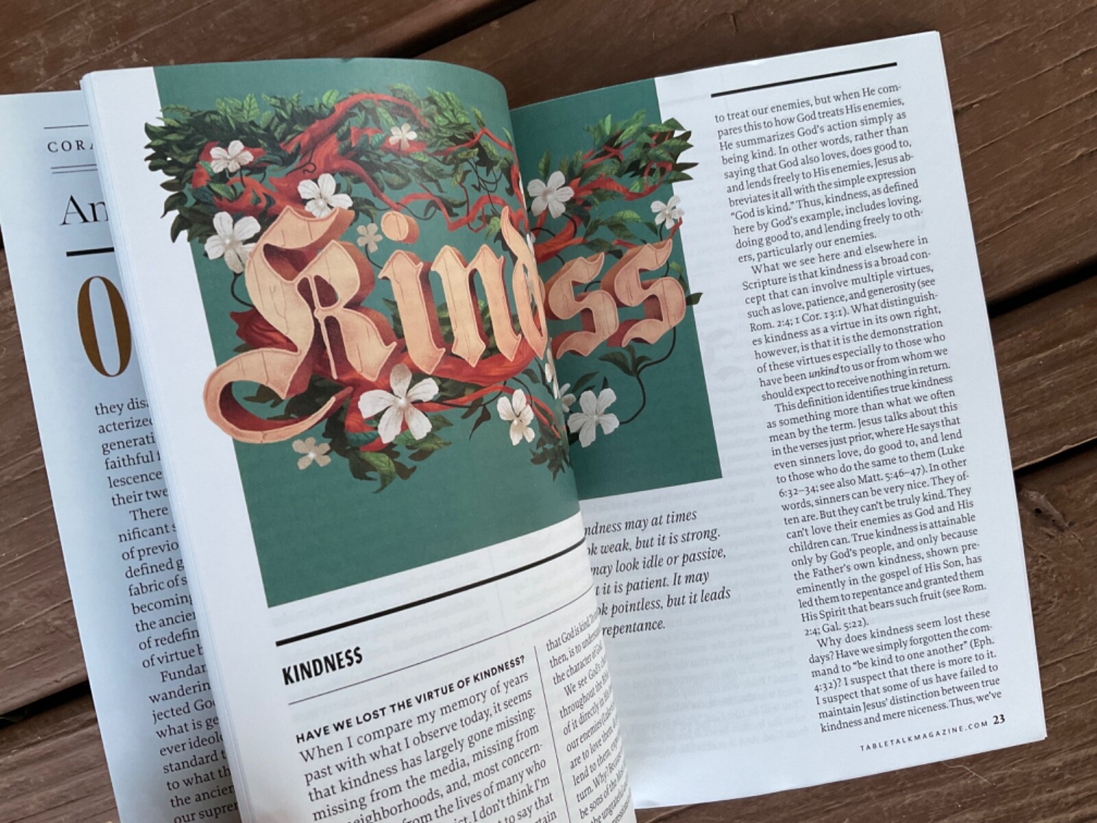 Lost Virtues Table Talk Magazine October 2022 Ligonier Ministry William Barclay