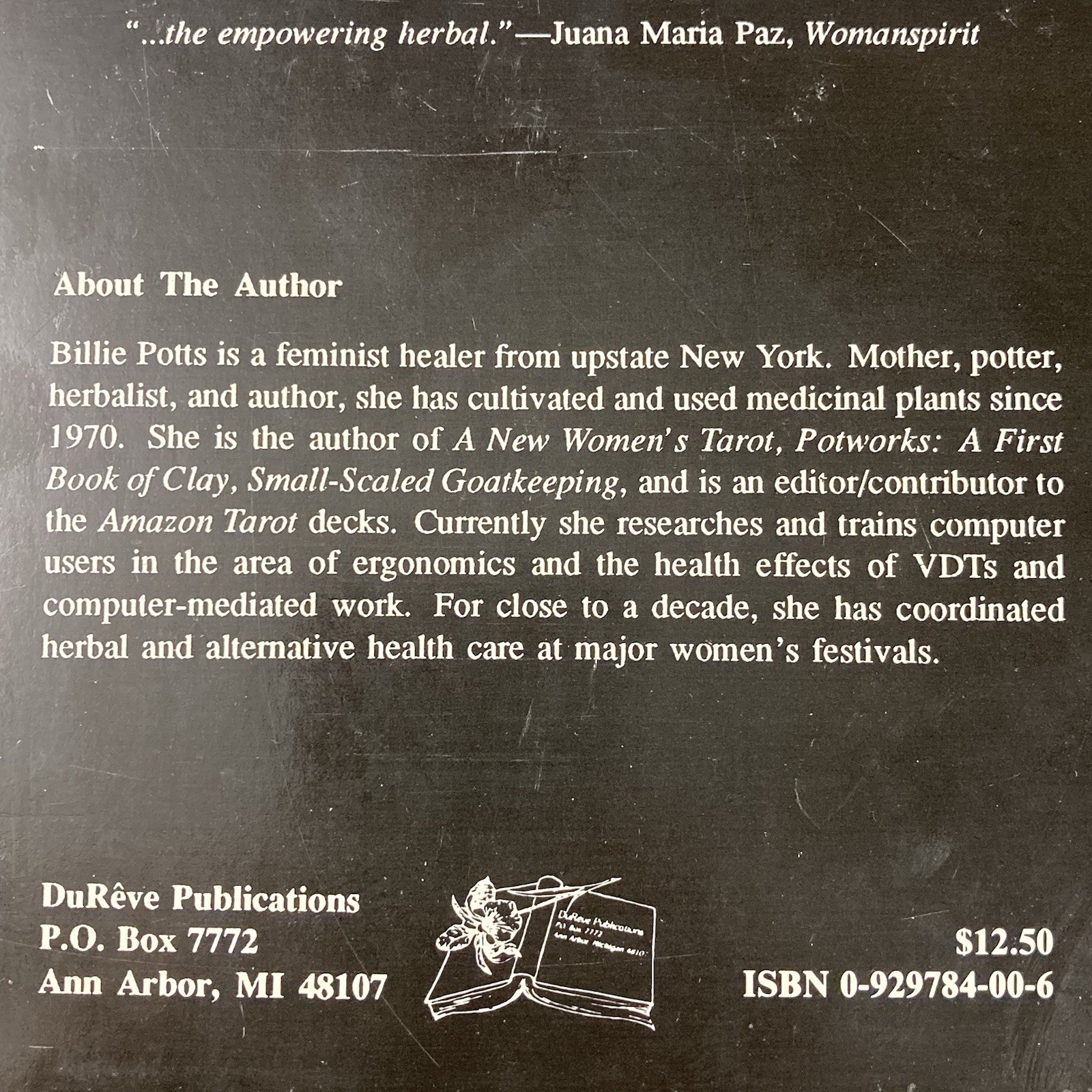 Witches Heal 2nd Ed Lesbian Herbal Self-Sufficiency Billie Potts Plant Healing