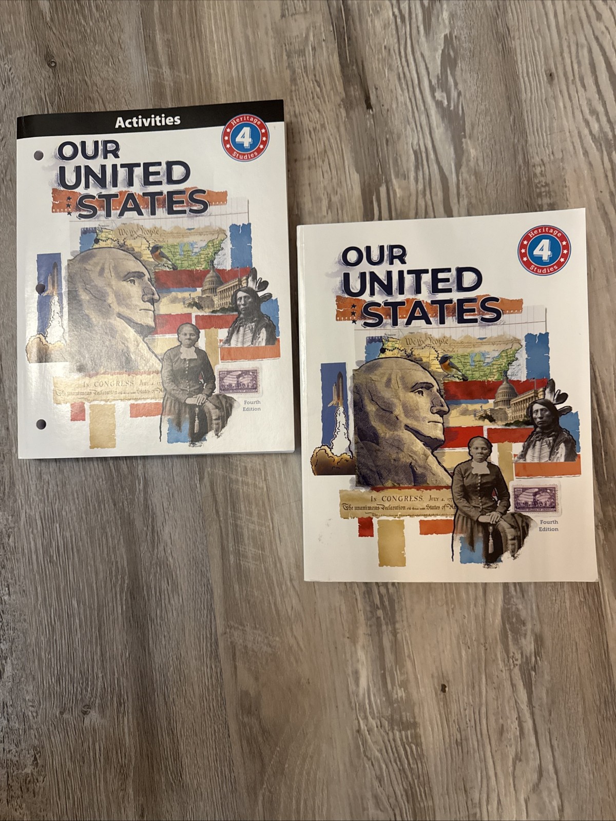 NEW-BJU Heritage Studies 4th Grade Our United States 4th Ed. Text and Activities