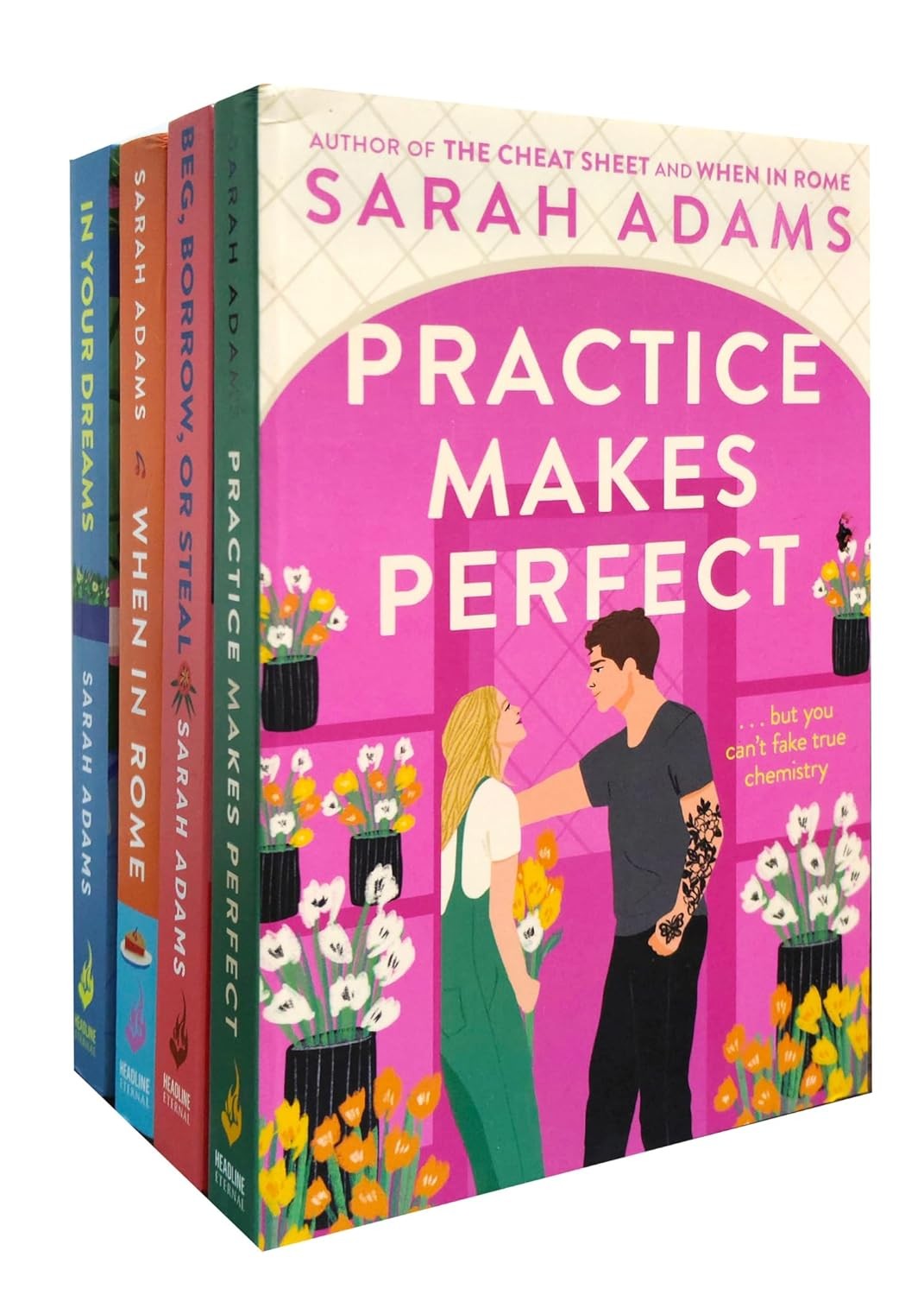 Rome Kentucky Series 4 Book Set by Sarah Adams When in Rome,In Your Dreams