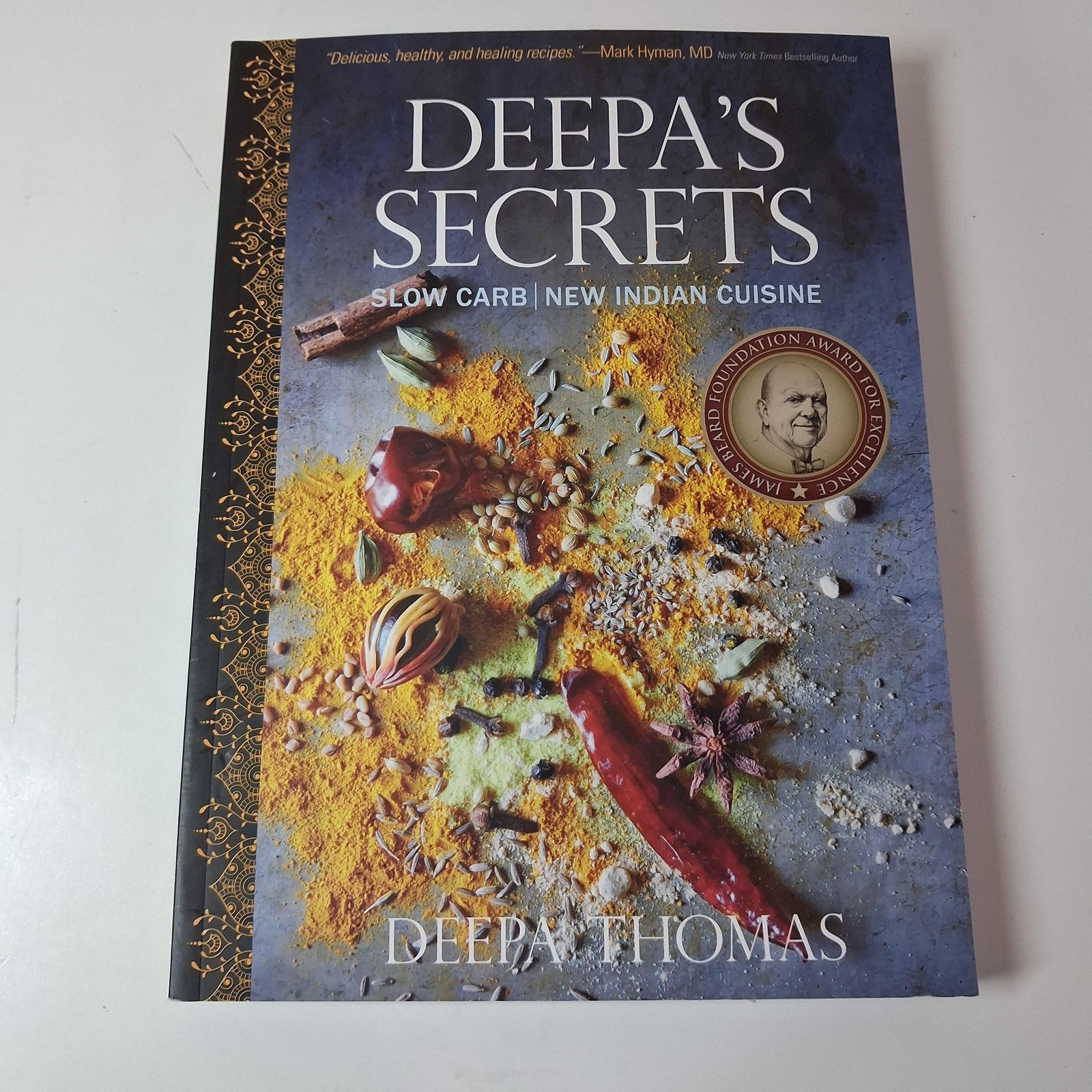Deepa&rsquo;s Secrets Slow Carb New Indian Cuisine Deepa Thomas Skyhorse PB 2022