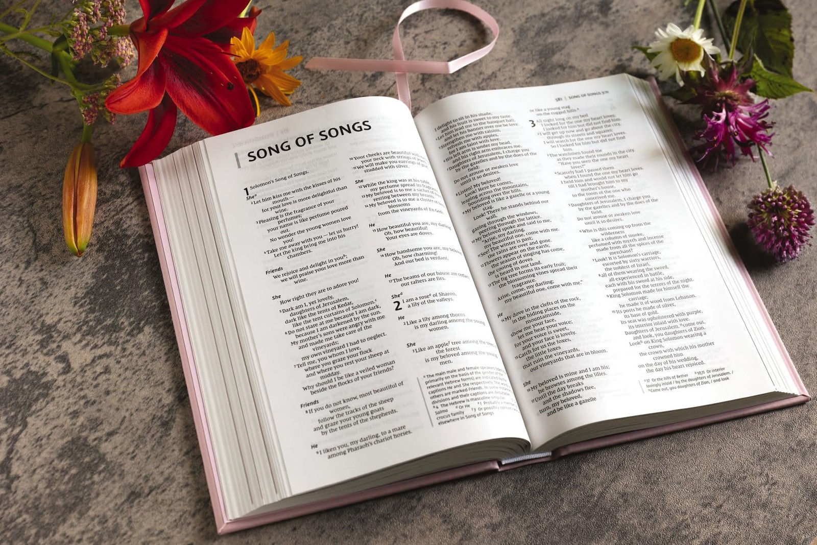 NIV, The Busy Mom&rsquo;s Bible, Leathersoft over Board, Pink, Red Letter, Comfort…