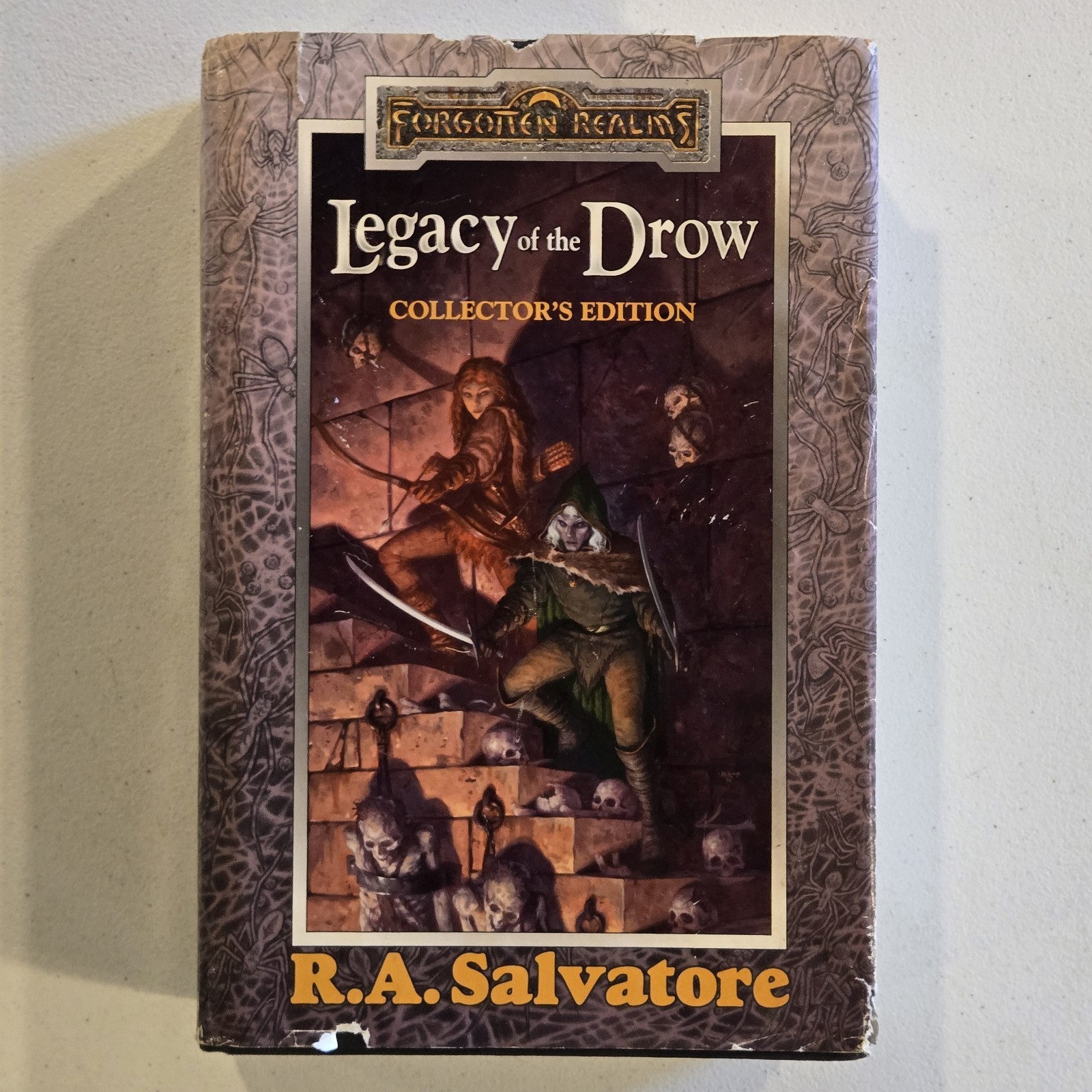 Legacy Of The Drow – R.A. Salvatore HARDCOVER BOOK 2001 COLLECTOR&rsquo;S EDITION OOP