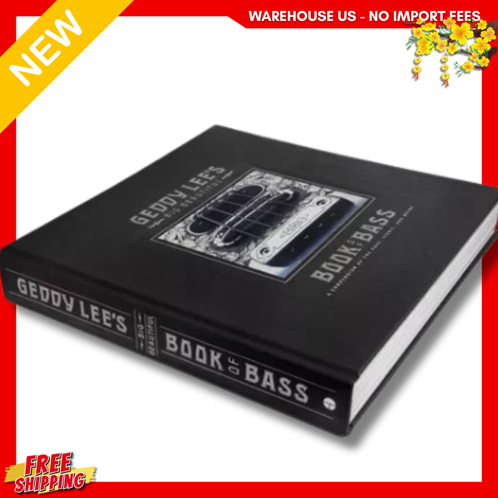 NEW Geddy Lee&rsquo;s Big Beautiful Book of Bass Hardcover, 9780062747839, FREESHIP