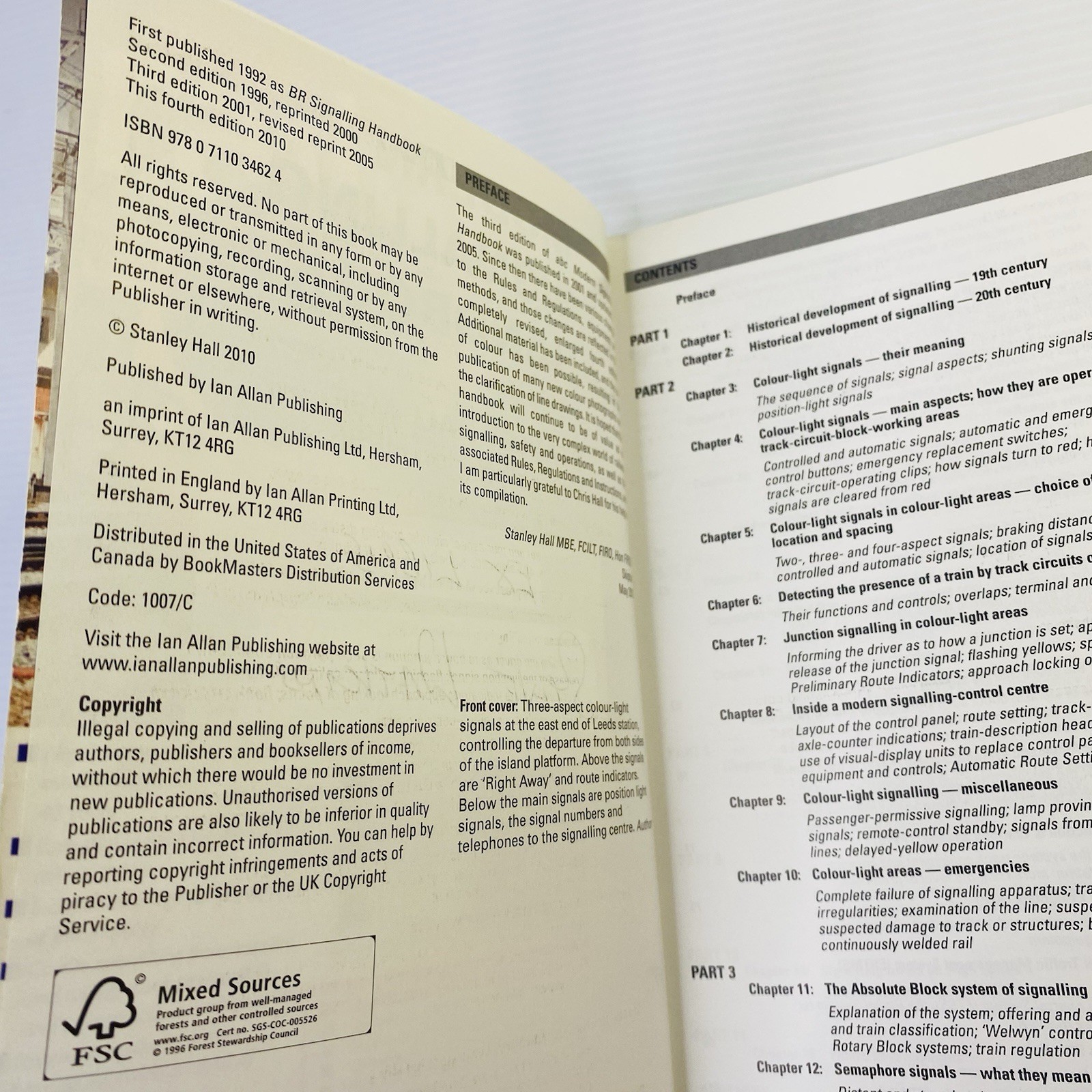 Modern Signalling Handbook by Stanley Hall Fourth 4th Edition 4E Signals