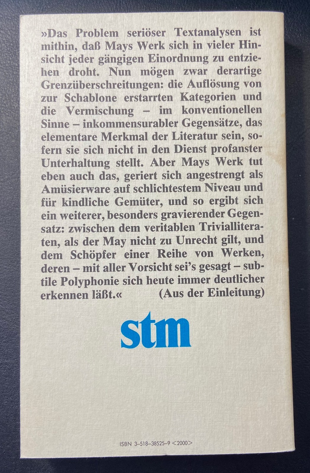 Karl May. Suhrkamp Taschenbuch Materialien, Band 2025 Schmiedt, Helmut