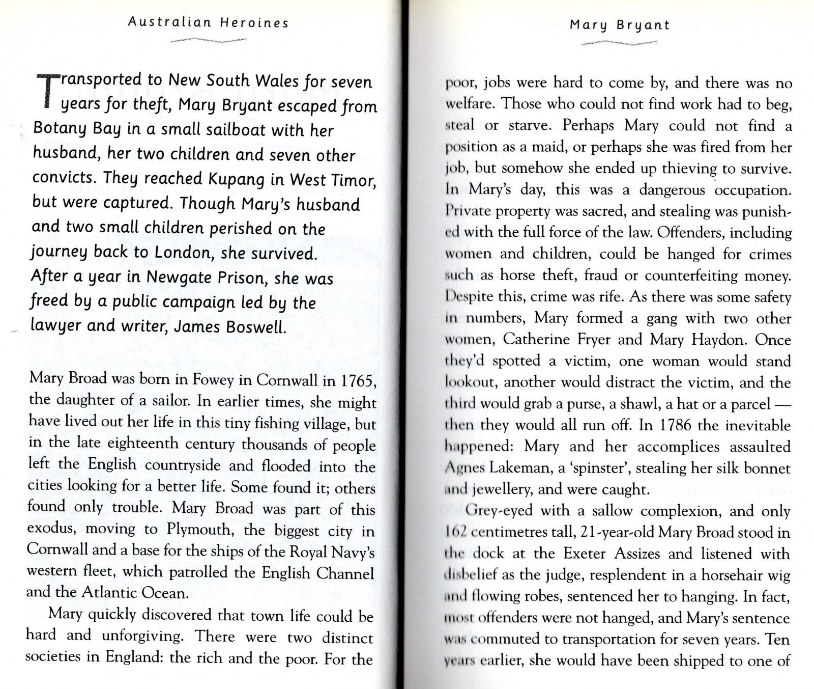 TEN Australian HEROINES Susan Geason. Stories of COURAGE and SURVIVAL 301 pages