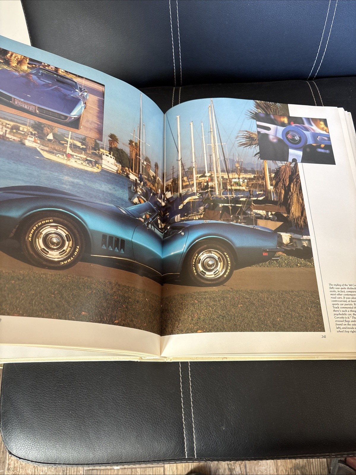 CORVETTE CHRONICLE LARGE HARDBACK BOOK* 192 PAGES* by JAMES FLAMMANG 1993 VTG.