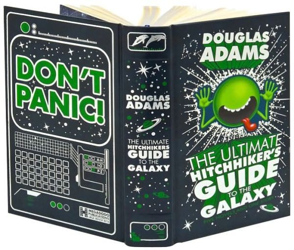 THE ULTIMATE HITCHHIKER&rsquo;S GUIDE TO THE GALAXY Douglas Adams Leather Bound SEALED