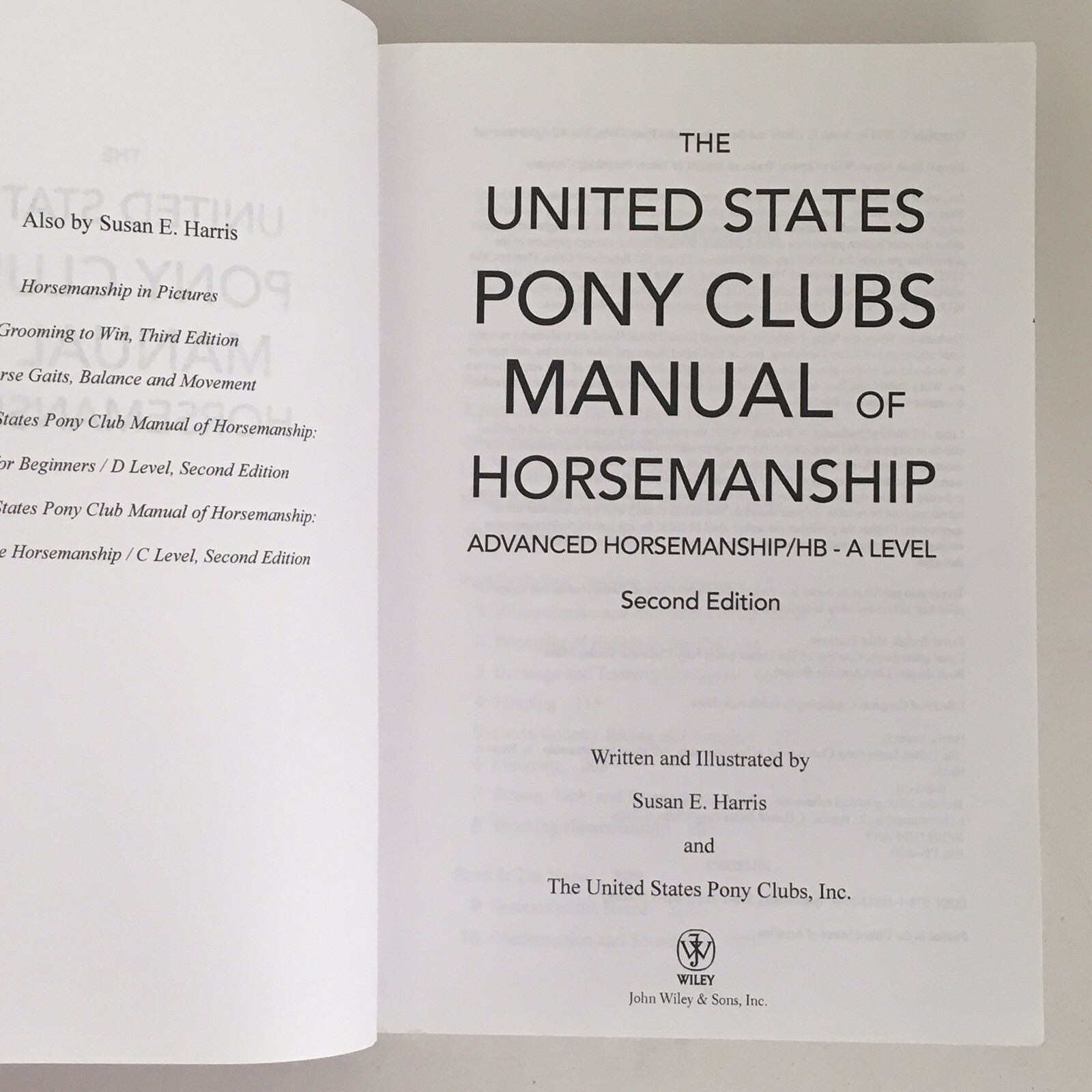 United States Pony Clubs Manual of Horsemanship: Book 3: Advanced Horsemanship