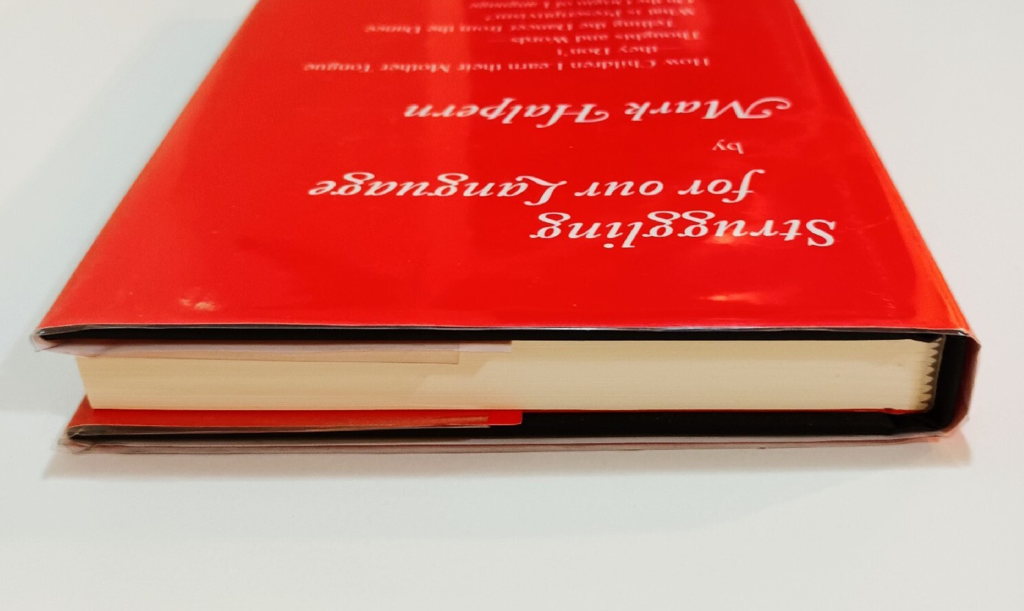 Struggling for our Language by Mark Halpern. First Edition 2017.
