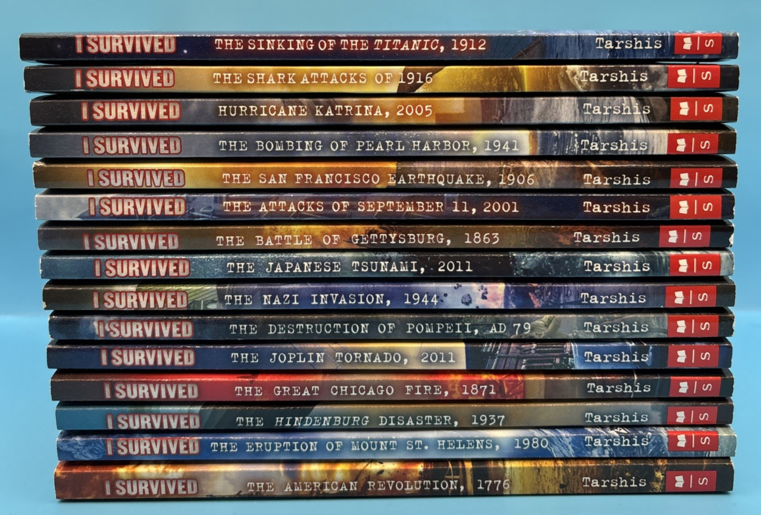 2010s Lot of 15 « I Survived » Scholastic Chapter Paperback Books- New, Never Read