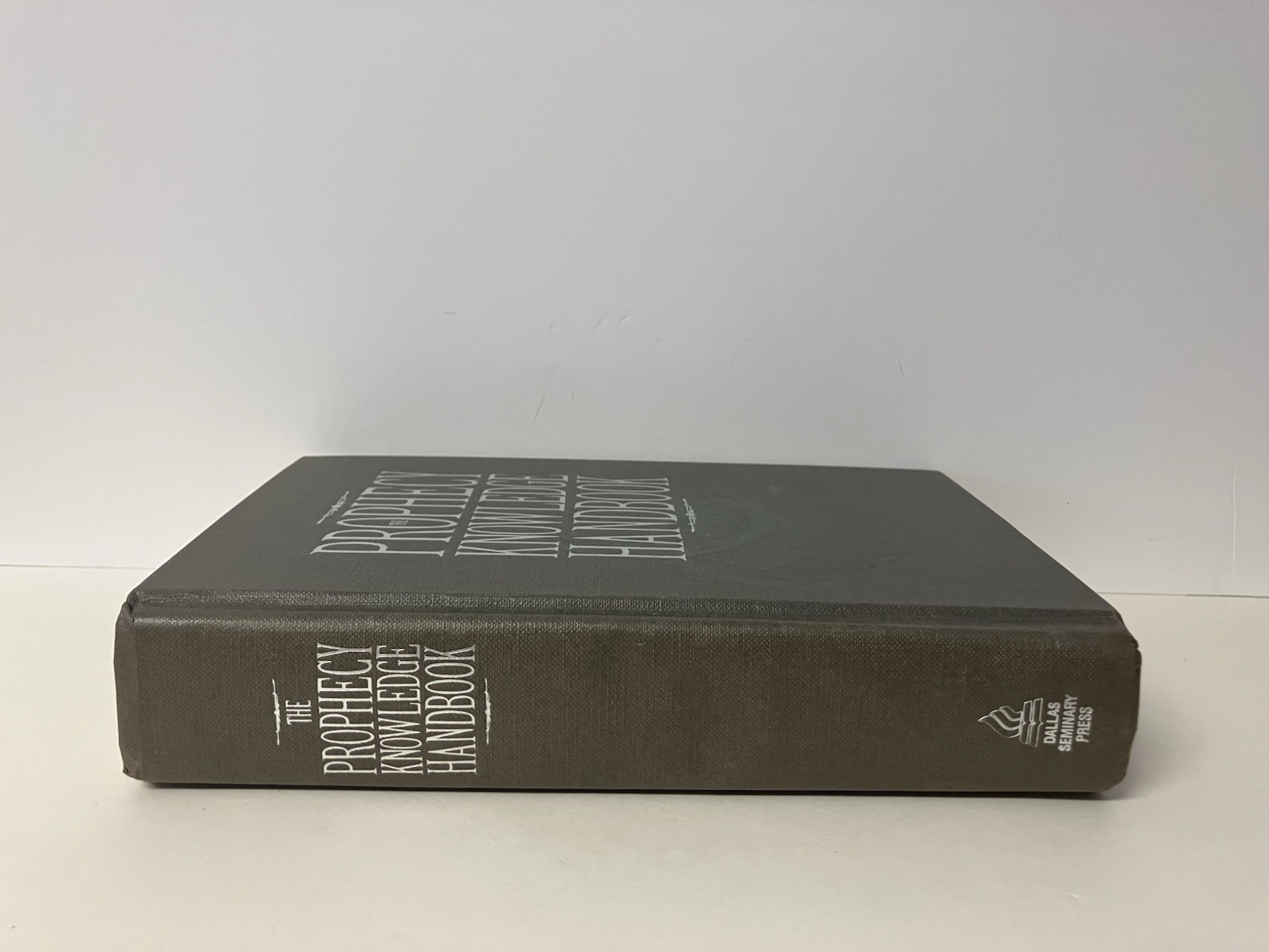 The Prophecy Knowledge Handbook by John Walvoord (1990, Hardcover) VERY GOOD