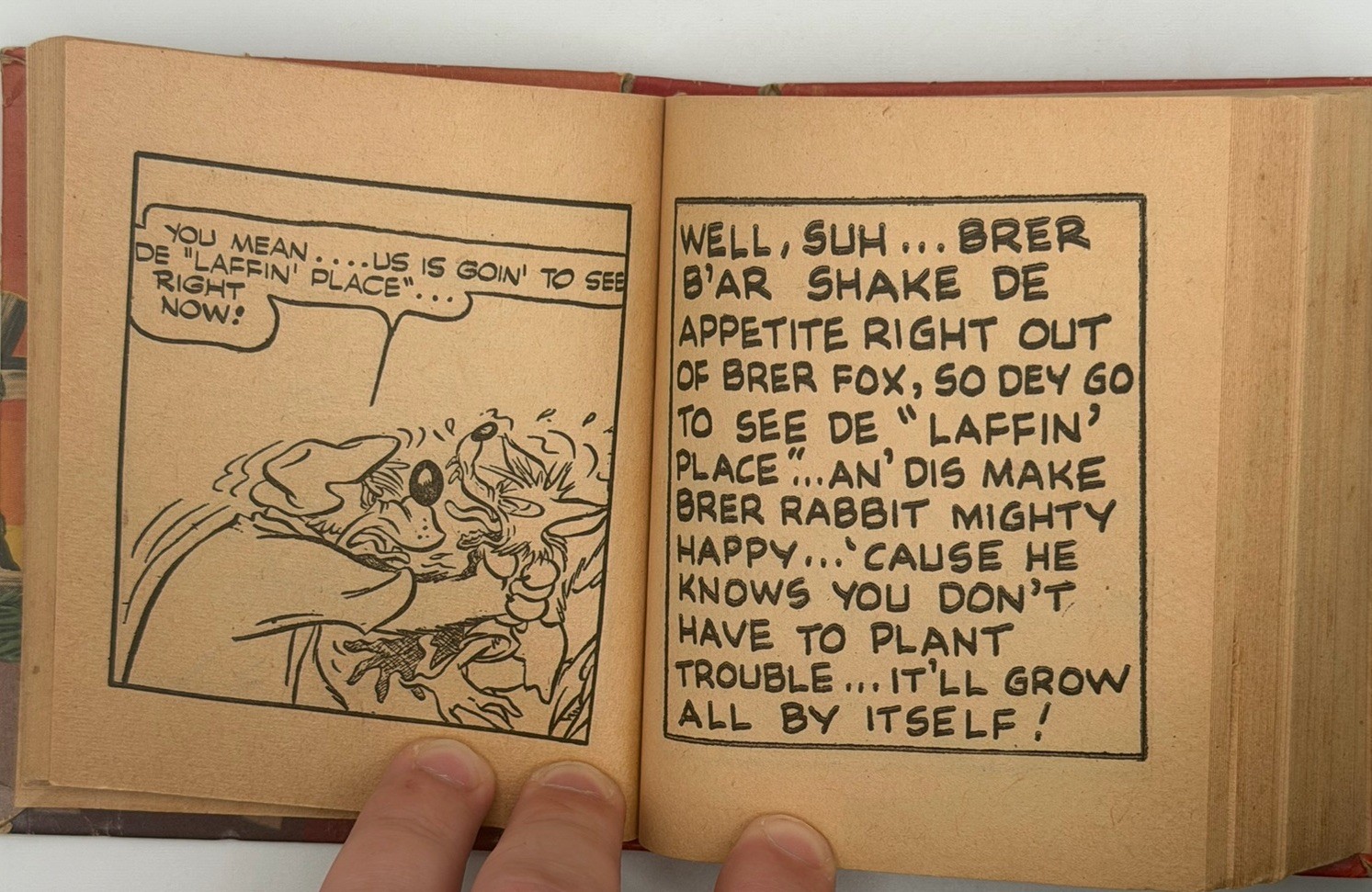Big Better Little Book Walt Disney&rsquo;s Brer Rabbit Whitman Publishing Comic 1947