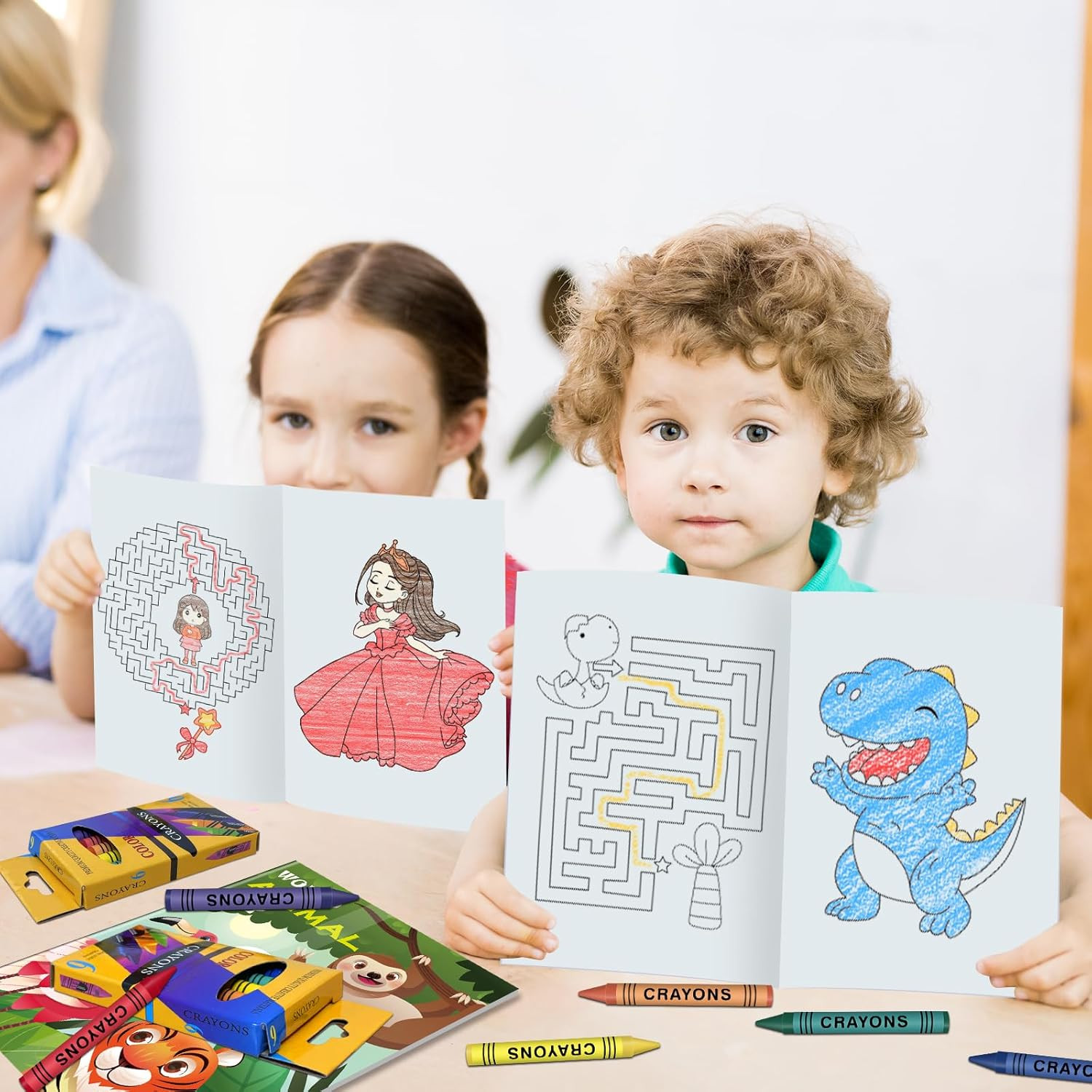 20 Pcs Small Coloring Books for Kids Ages 4-8(5.1*6.7in), Bulk Coloring Books fo