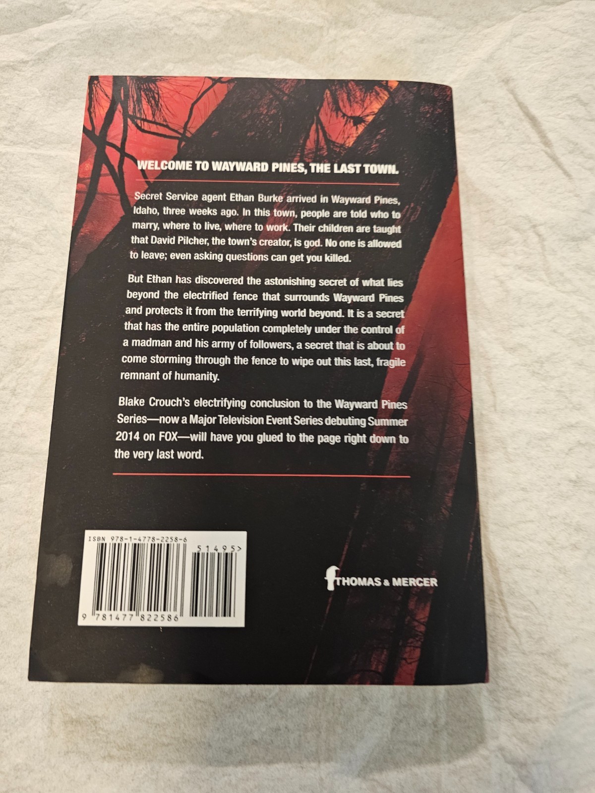 The Last Town By Blake Crouch Paperback Signed Like New