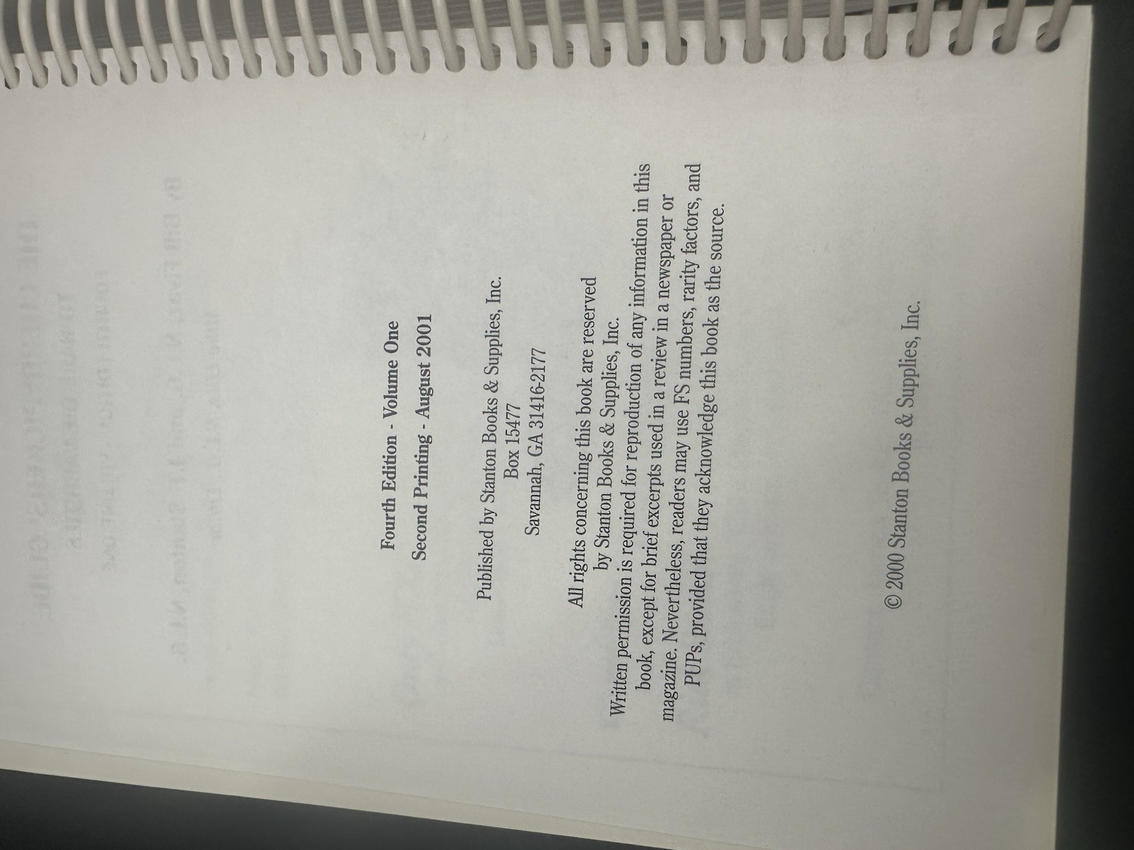 The Cherry Pickers Guide to Rare Die Varieties 4th Edition Volume 1 Spiral Bound