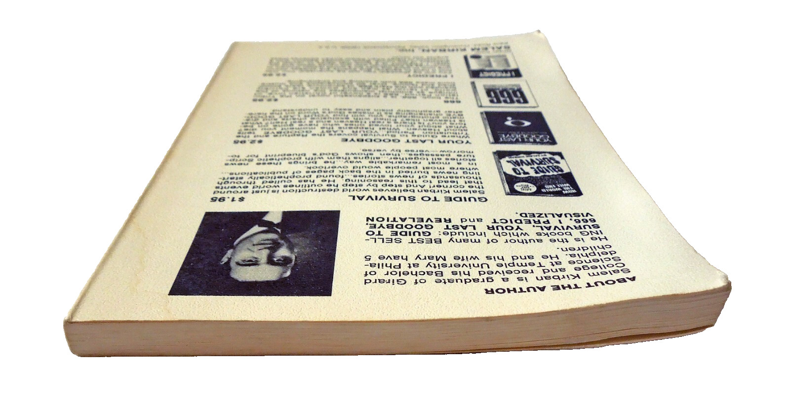The Beginning of Sorrows – Salem Kirban, 1974 sc, Salem Kirban Inc.