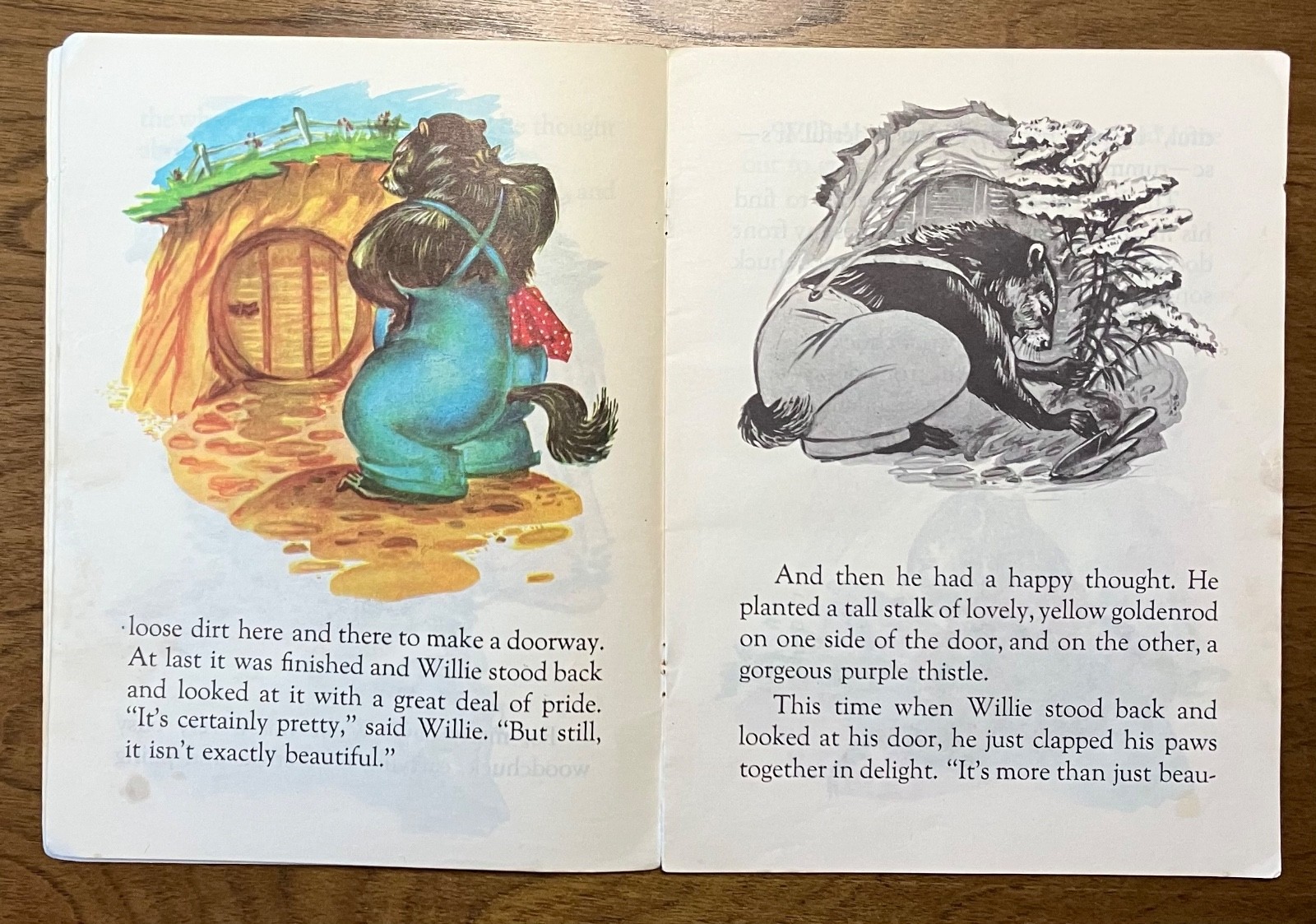 Willie Woodchuck by Marion E. Holt Sunny Book 1968 softcover kid&rsquo;s book