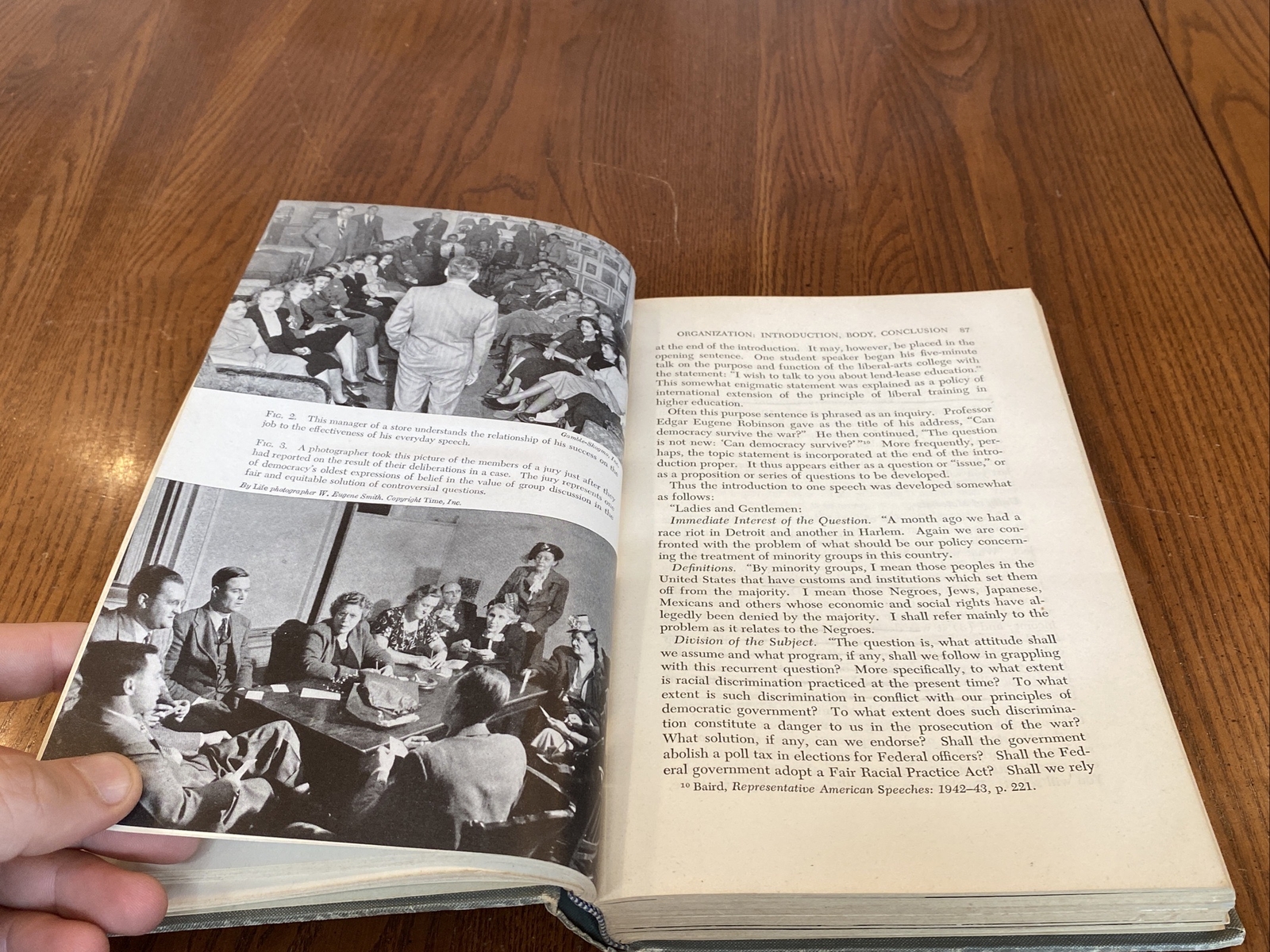 Vtg Essentials of General Speech Baird & Knower McGraw-Hill HC 1st Edition 1949