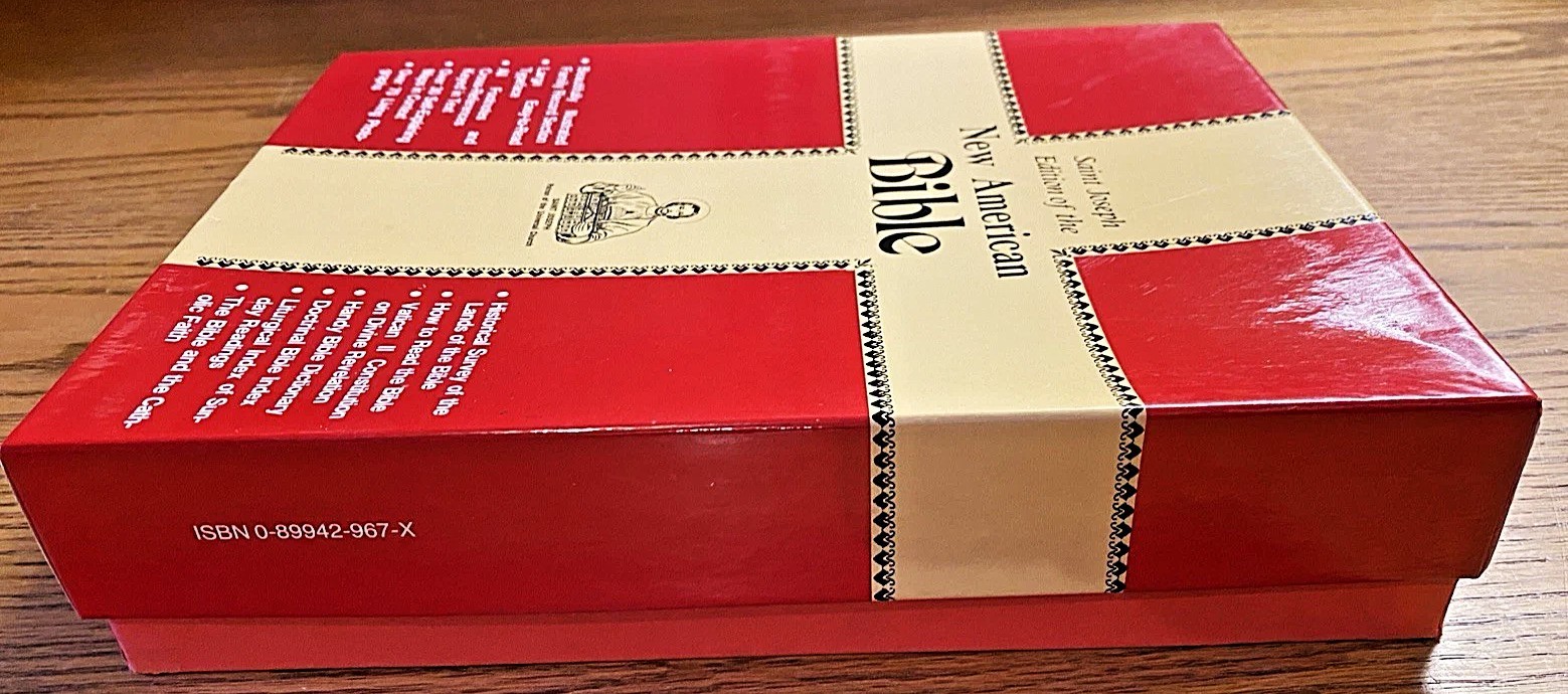 Saint Joseph Edition of the New American Bible NEW in Box Large Type Illustrated