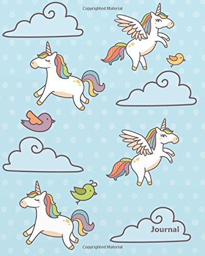 JOURNAL: UNICORN SKETCHBOOK FOR GIRLS: 124 PAGES OF 8&Prime;X10&Prime; **BRAND NEW**