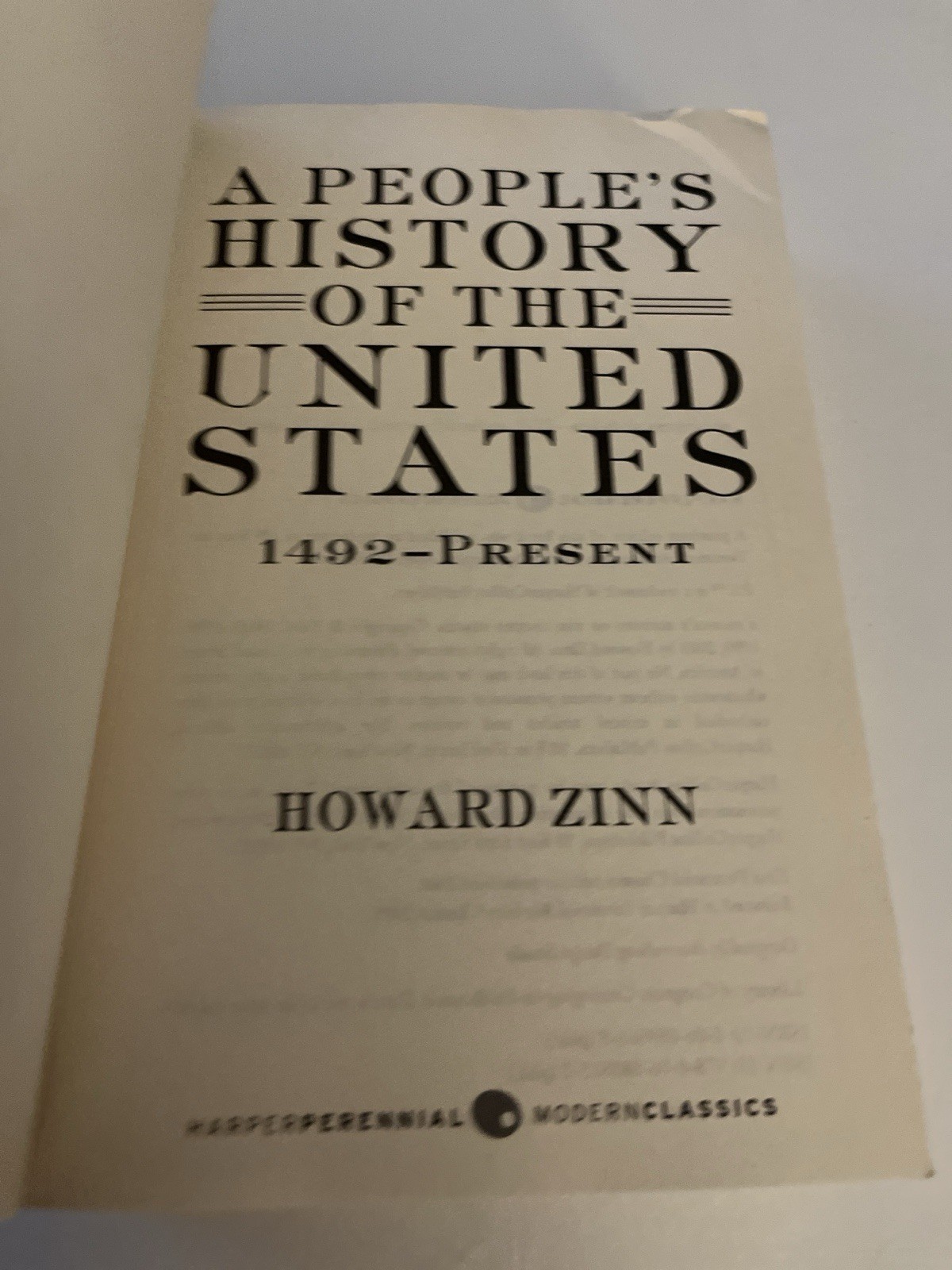 People&rsquo;s History of the United States by Howard Zinn (2005, Trade Paperback)