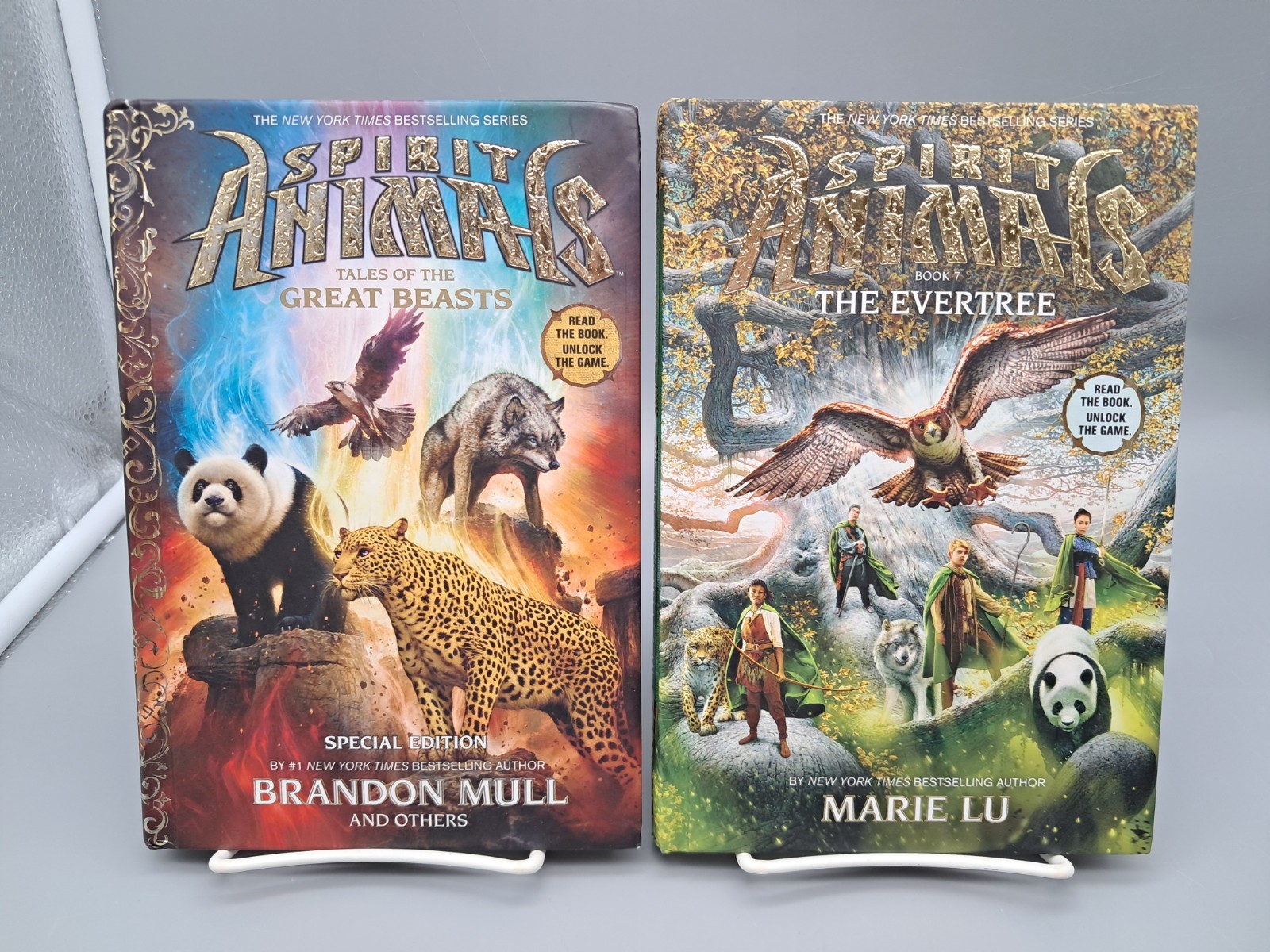 Lot of 8 Hardcover SPIRIT ANIMALS BOOKS Scholastic Series #1-7 in order plus