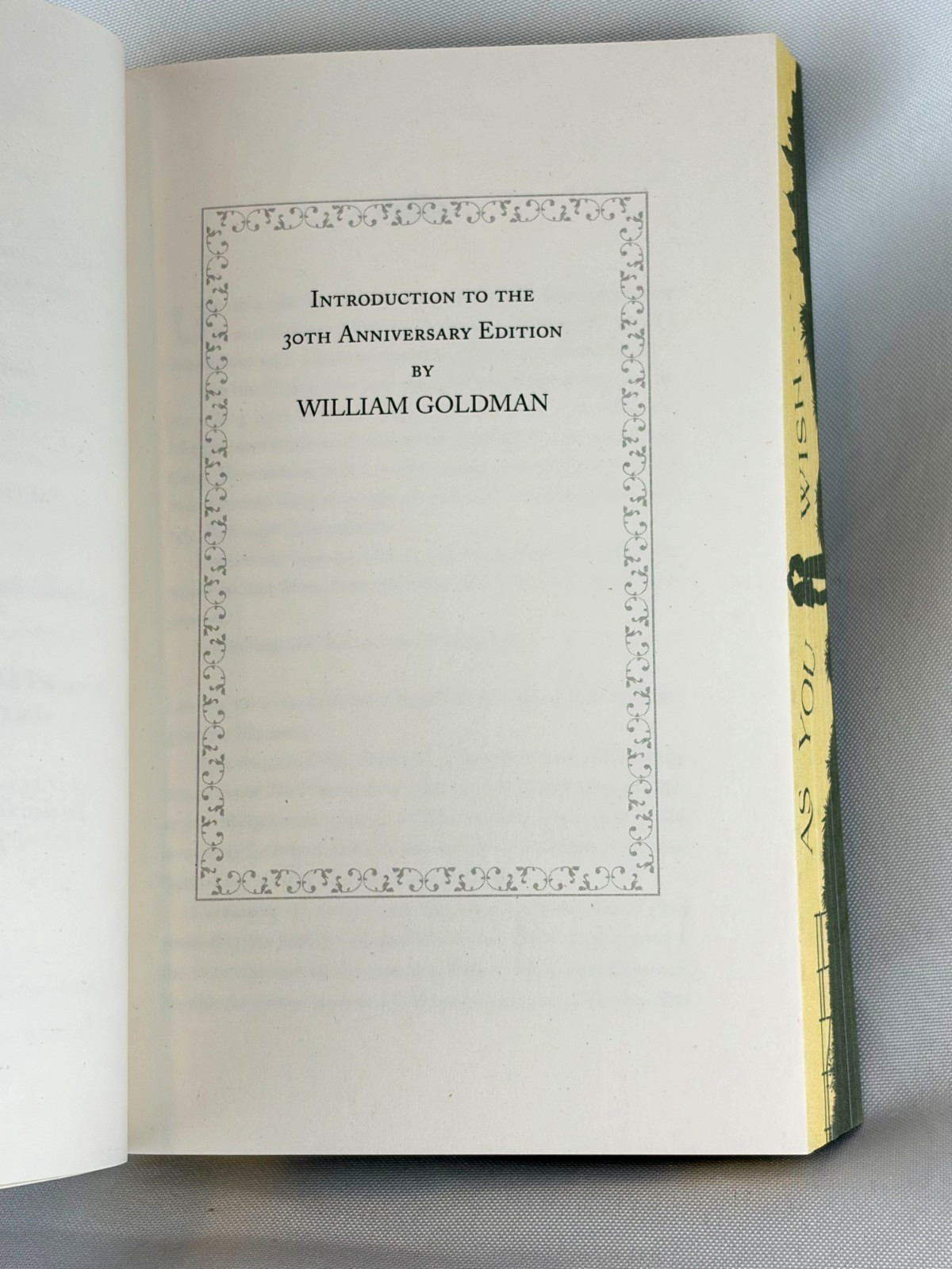 THE PRINCESS BRIDE by William Goldman Deluxe Limited Sprayed Edges Edition *New*