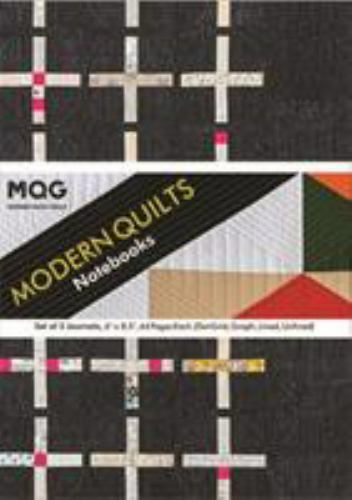 Modern Quilts Notebooks: Set of 3 Journals, 6” x 8.5”, 64 Pages Each (Dot Grid,