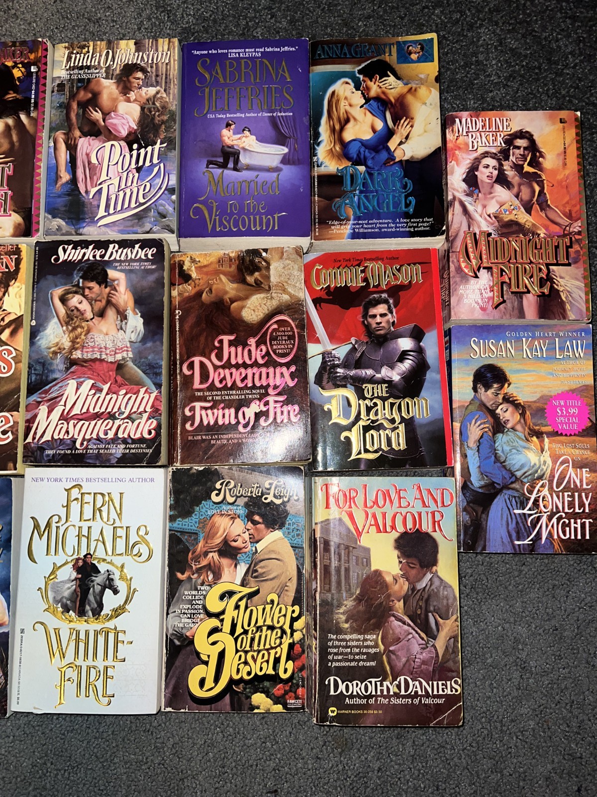 Vintage Romance Novels Lot Of 20 1980’s 1990’s 2000&rsquo;s Paperbacks Books Lot