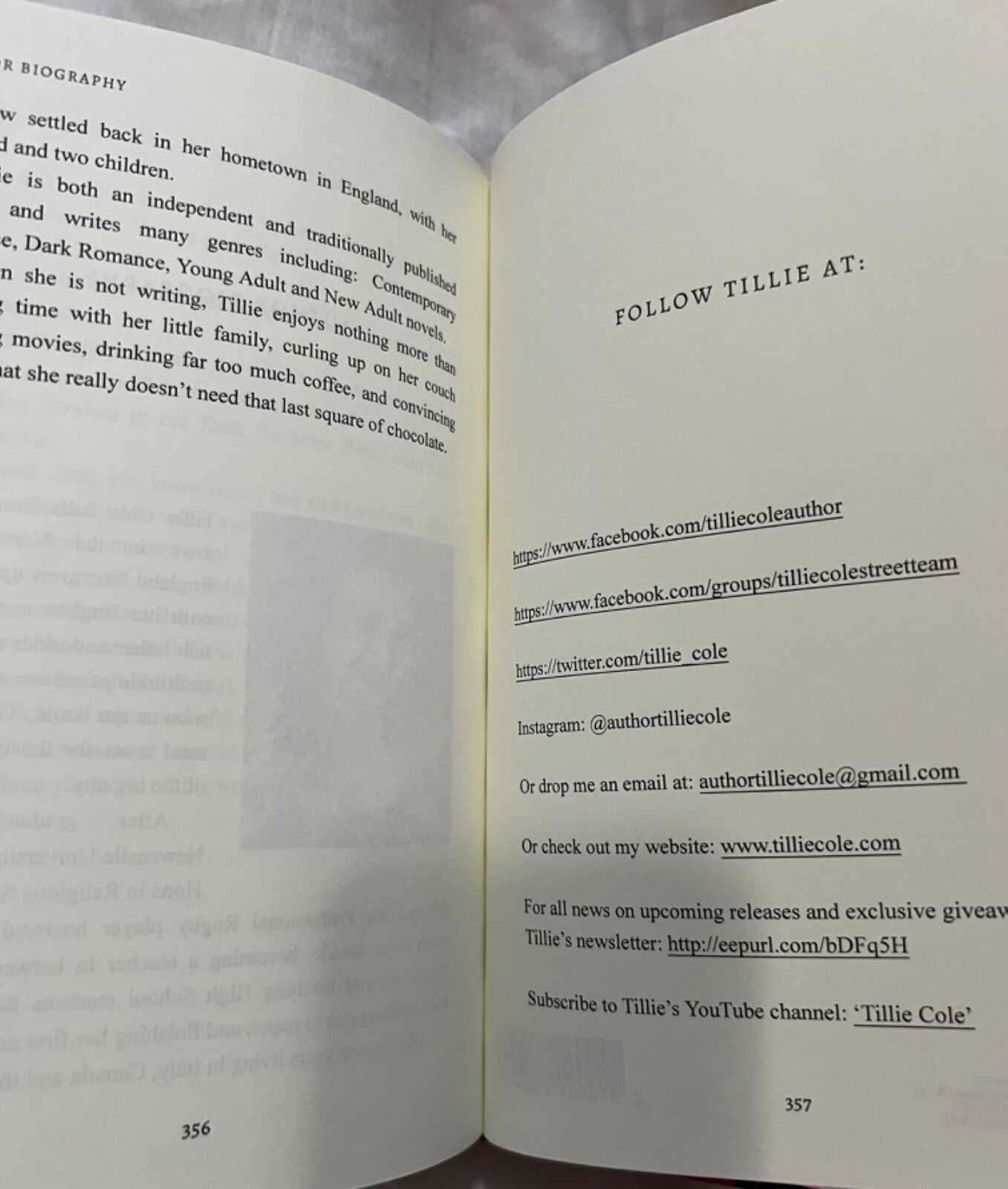SIGNED Sick Fux Limited Exclusive Special Edition Tillie Cole OOP 357 pages