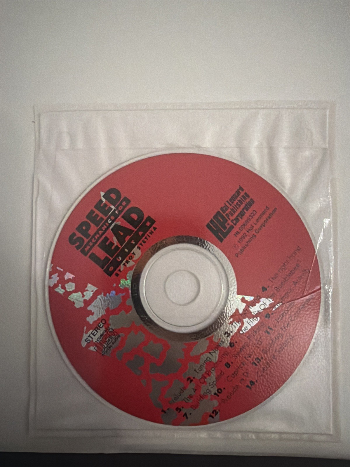 Speed Mechanics for Lead Guitar Tab Book With CD Troy Stetina Blues Rock New