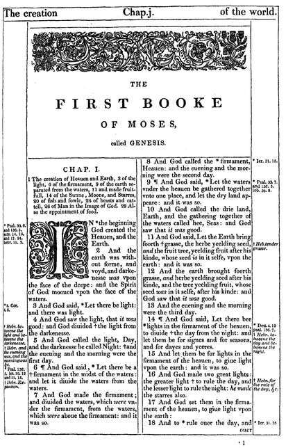 The Holy Bible King James Version KJV 1611 Edition With Apocrypha / Hardcover