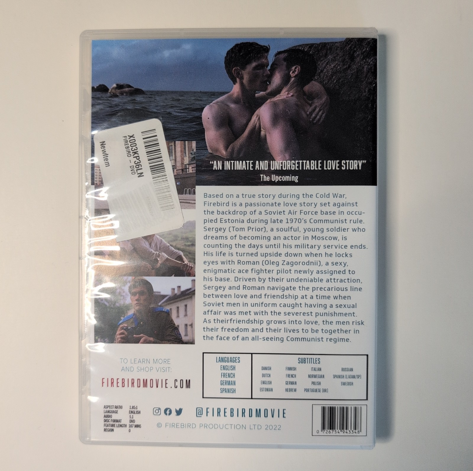 FIREBIRD DVD – Official Collector&rsquo;s Edition LGBTQ+ Film – Peeter Rebane – Tested