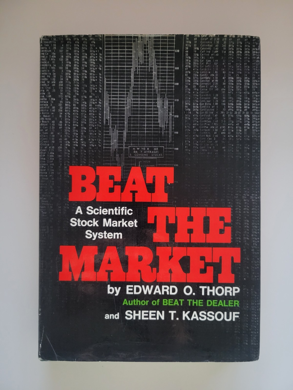1967 BEAT THE MARKET HARDCOVER SCIENTIFIC STOCK MARKET SYSTEM EDWARD O. THORP HC